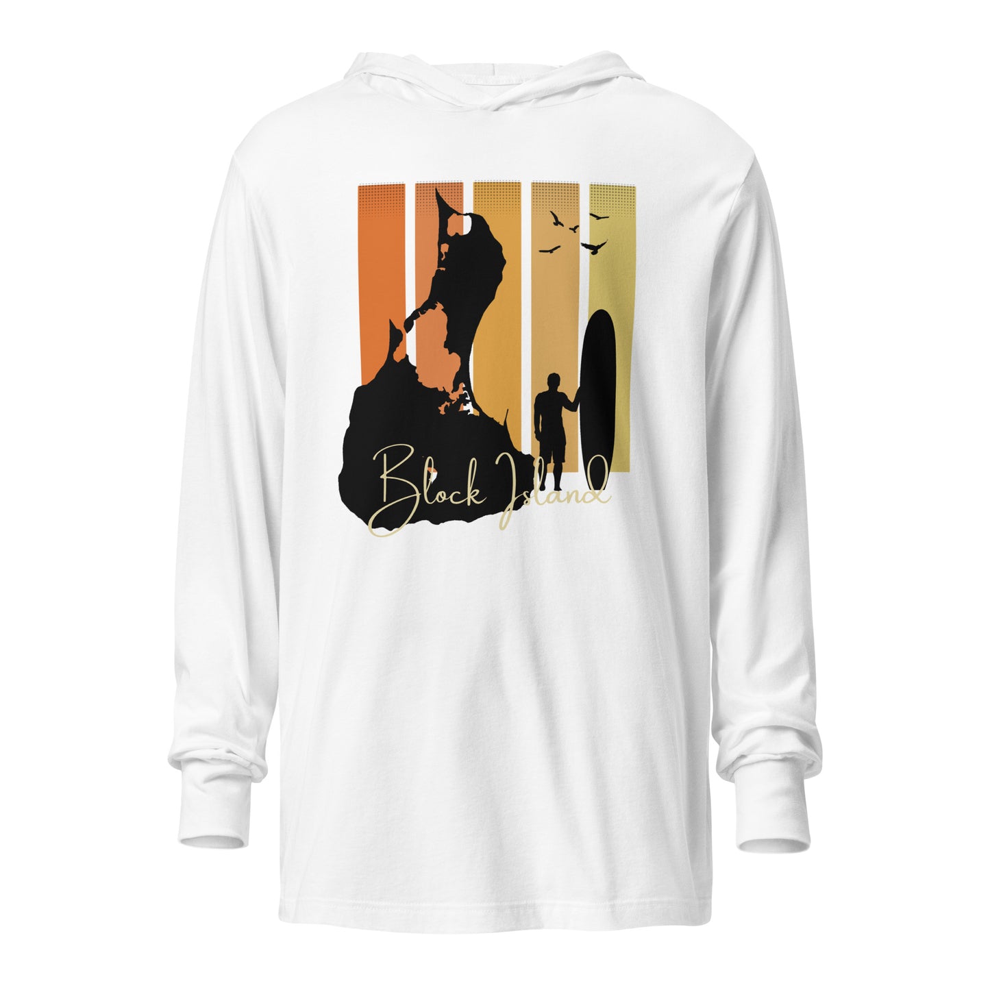 Block Island Surf Hooded Long-Sleeve Tee