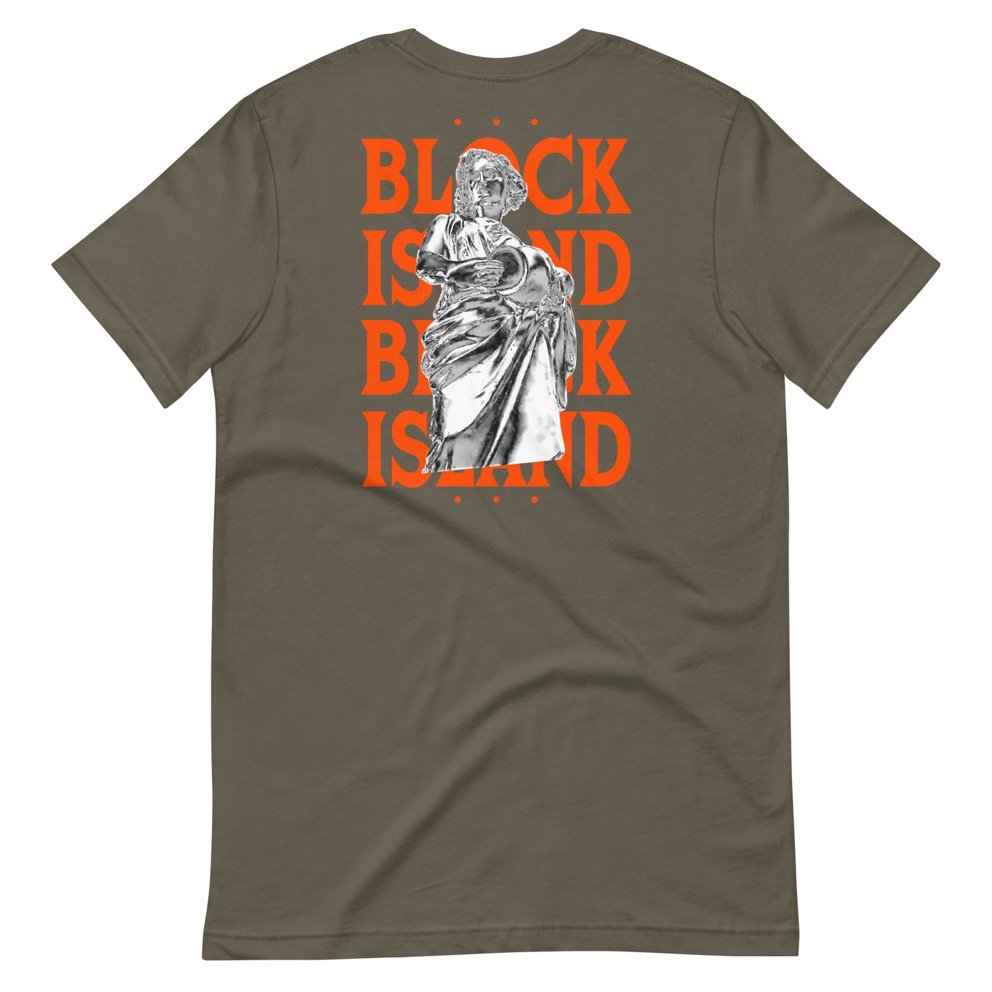 Rebecca Statue Two Sided Print Logo Tee
