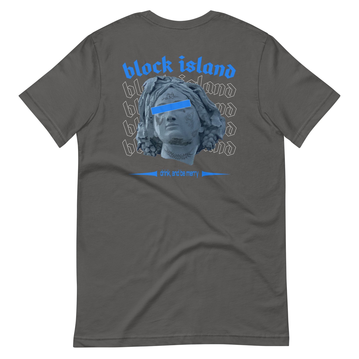 Drink, and Be Merry Two Sided Print Logo Tee