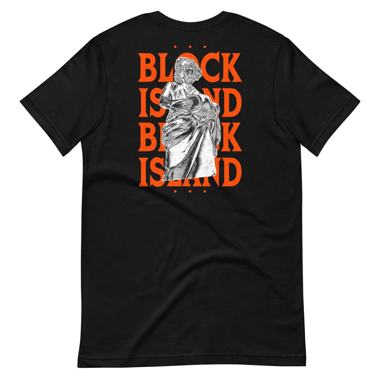 Rebecca Statue Two Sided Print Logo Tee
