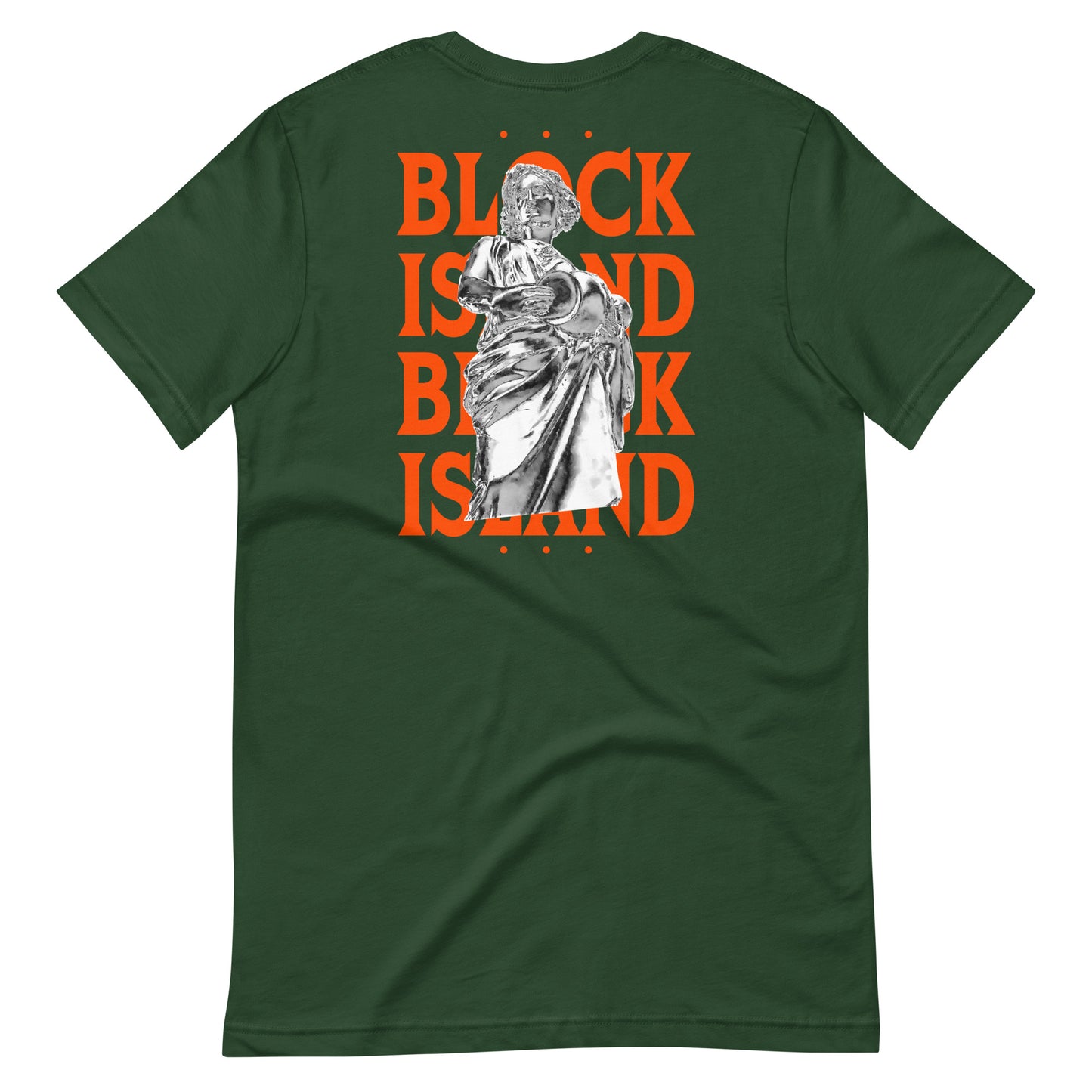 Rebecca Statue Two Sided Print Logo Tee