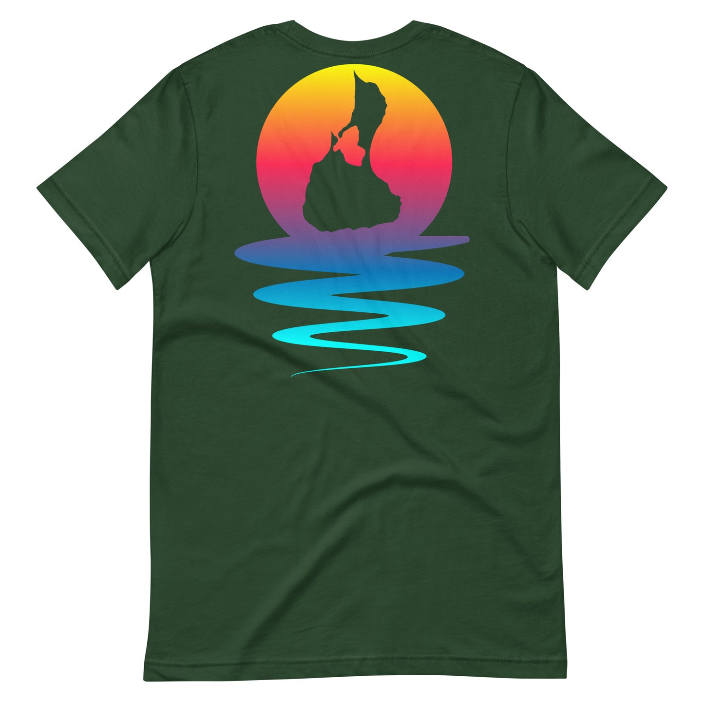 Block Island Earth, Water, and Sun Two-Sided Unisex Tee