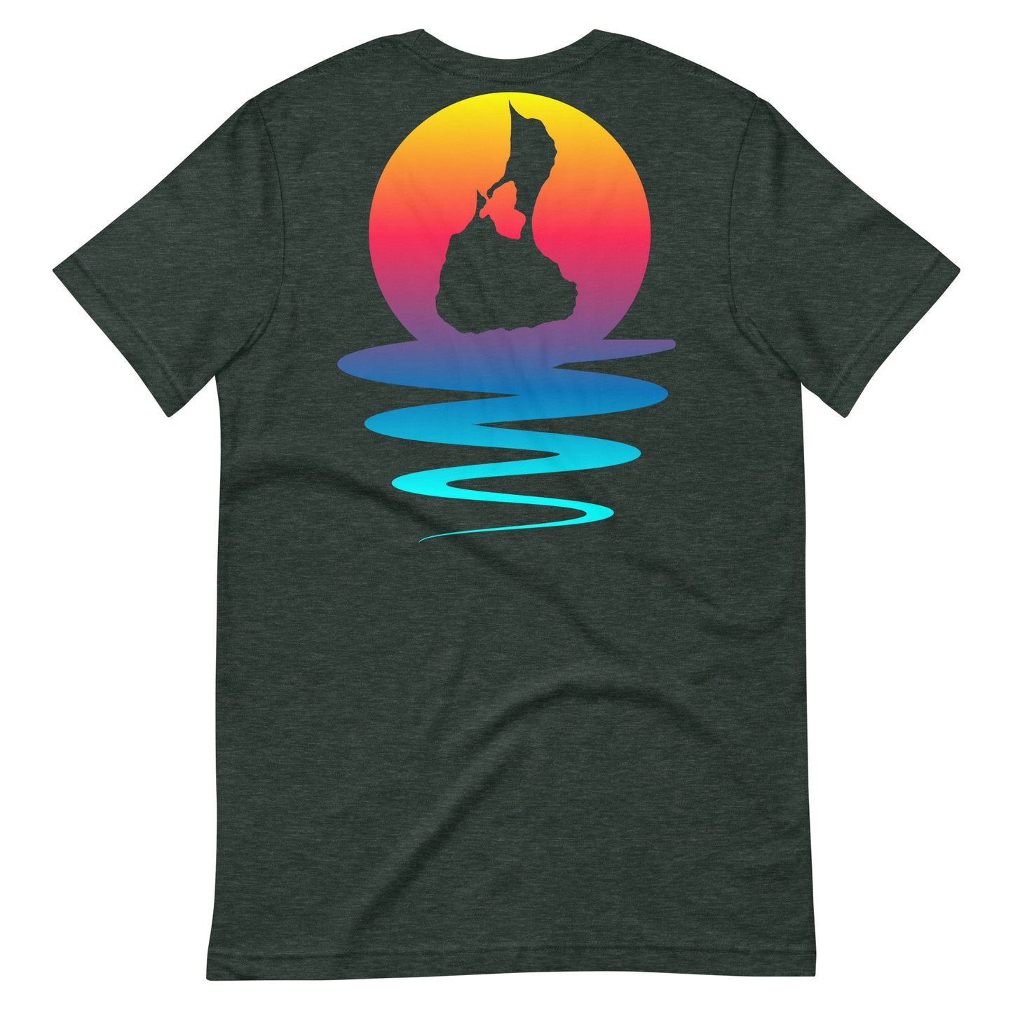 Block Island Earth, Water, and Sun Two-Sided Unisex Tee