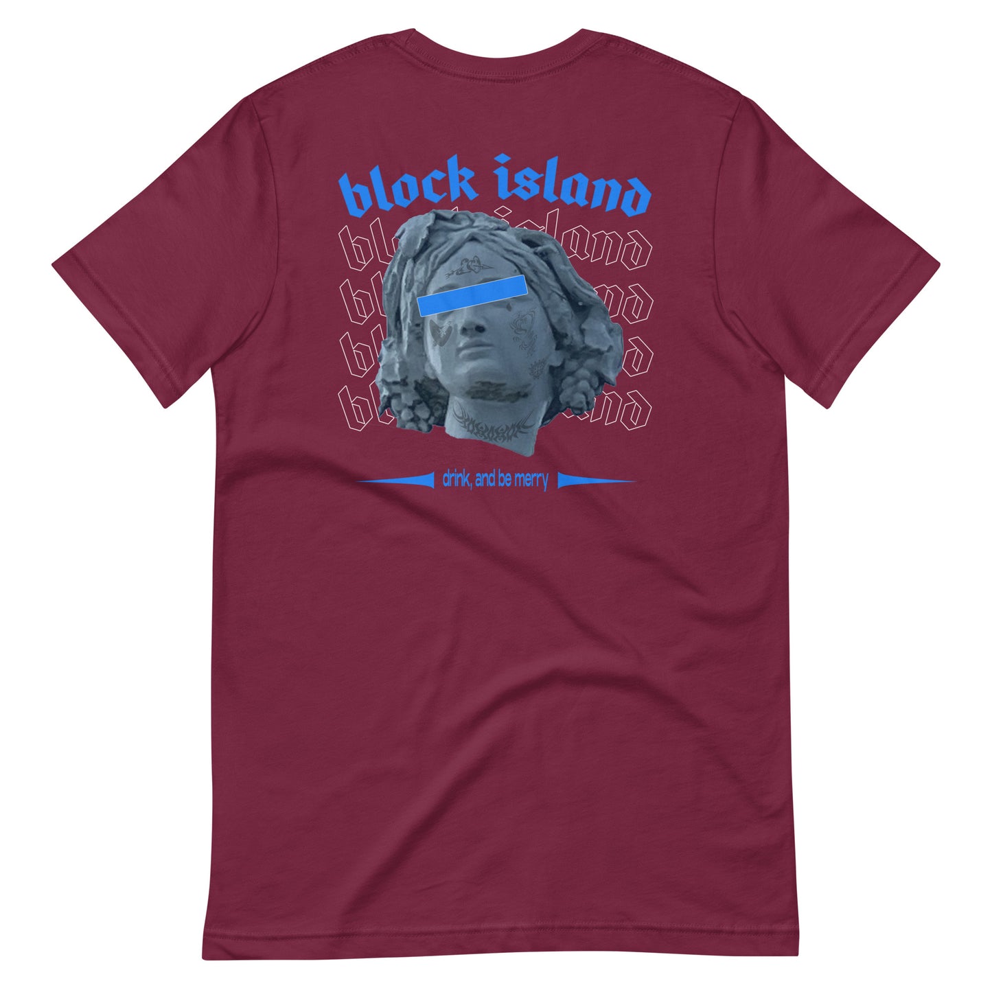 Drink, and Be Merry Two Sided Print Logo Tee