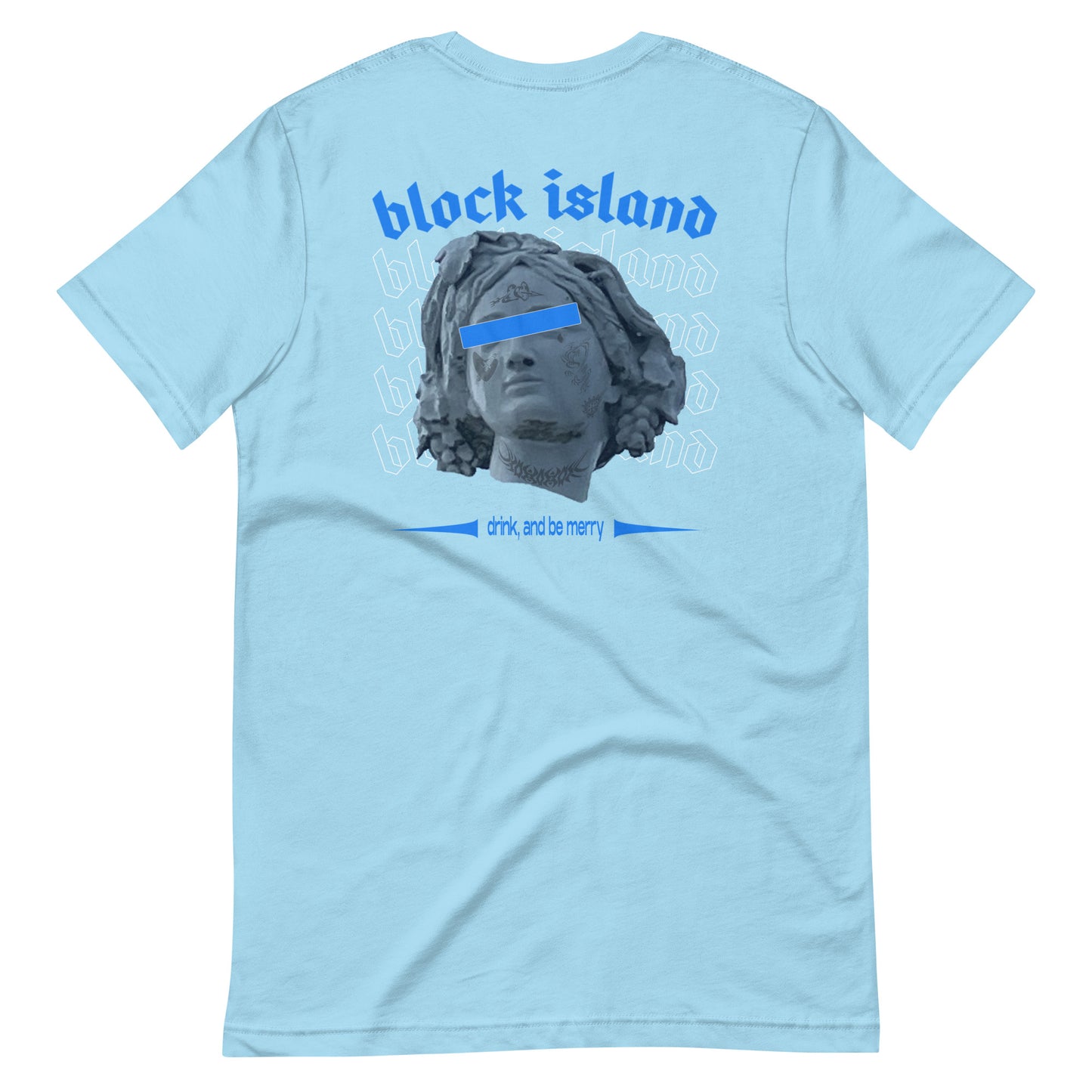 Drink, and Be Merry Two Sided Print Logo Tee