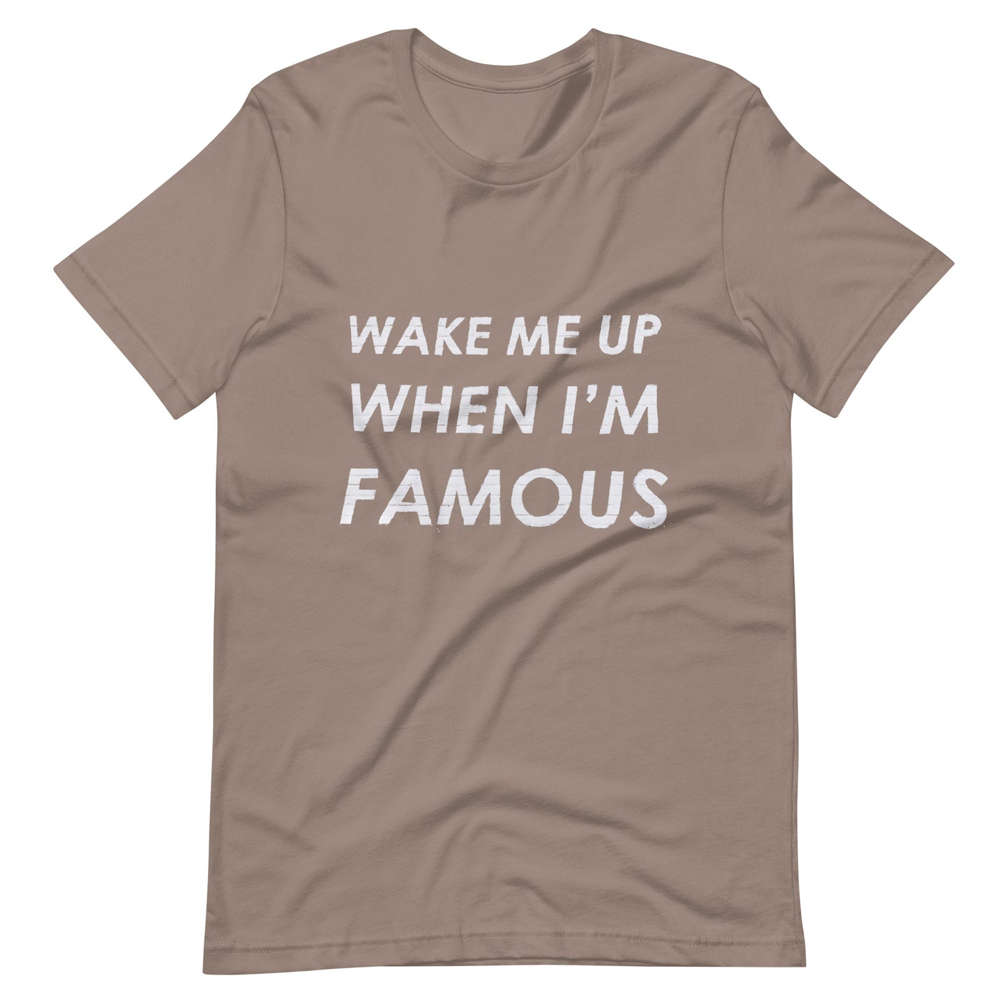 Wake Me Up When I'm Famous Unisex T-Shirt