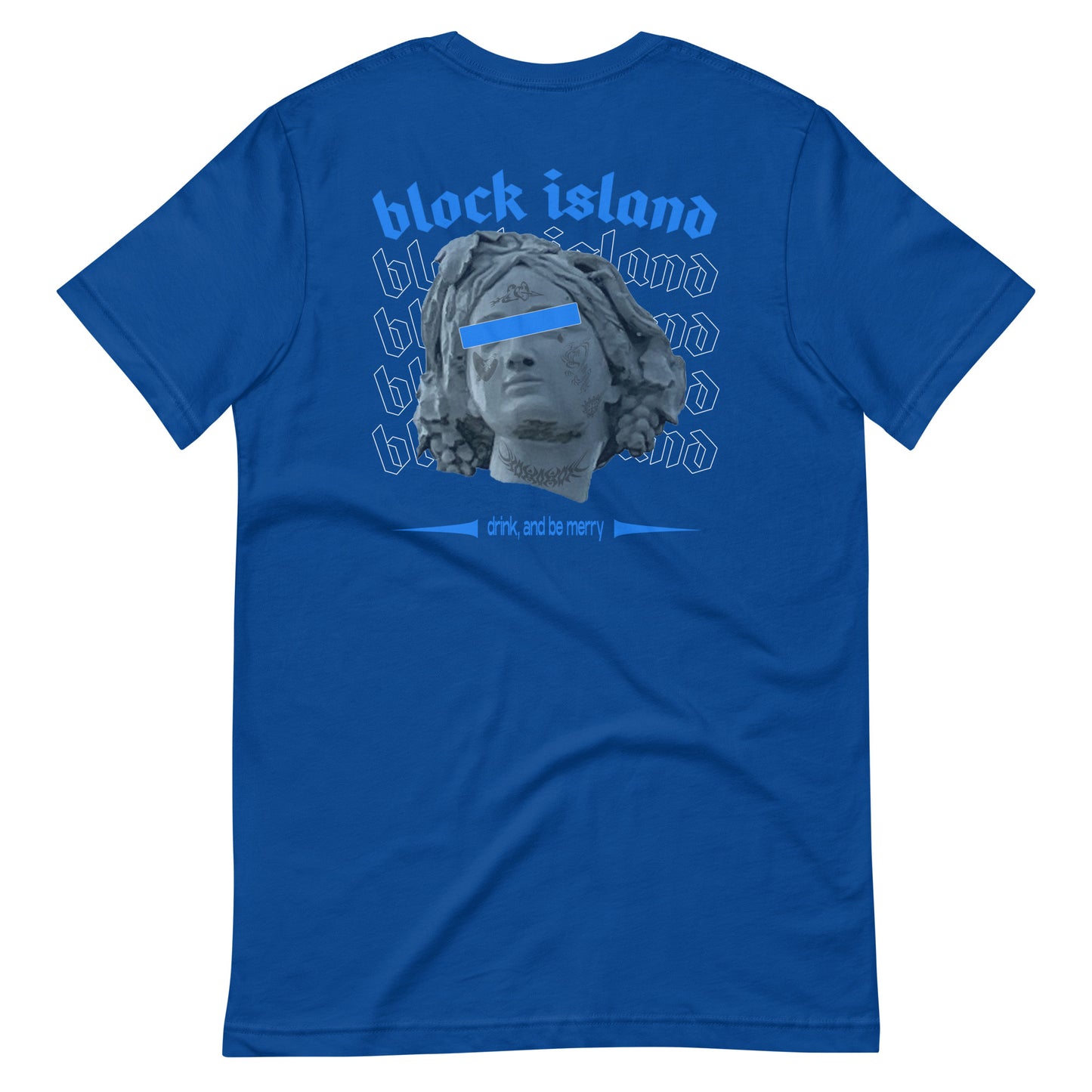 Drink, and Be Merry Two Sided Print Logo Tee