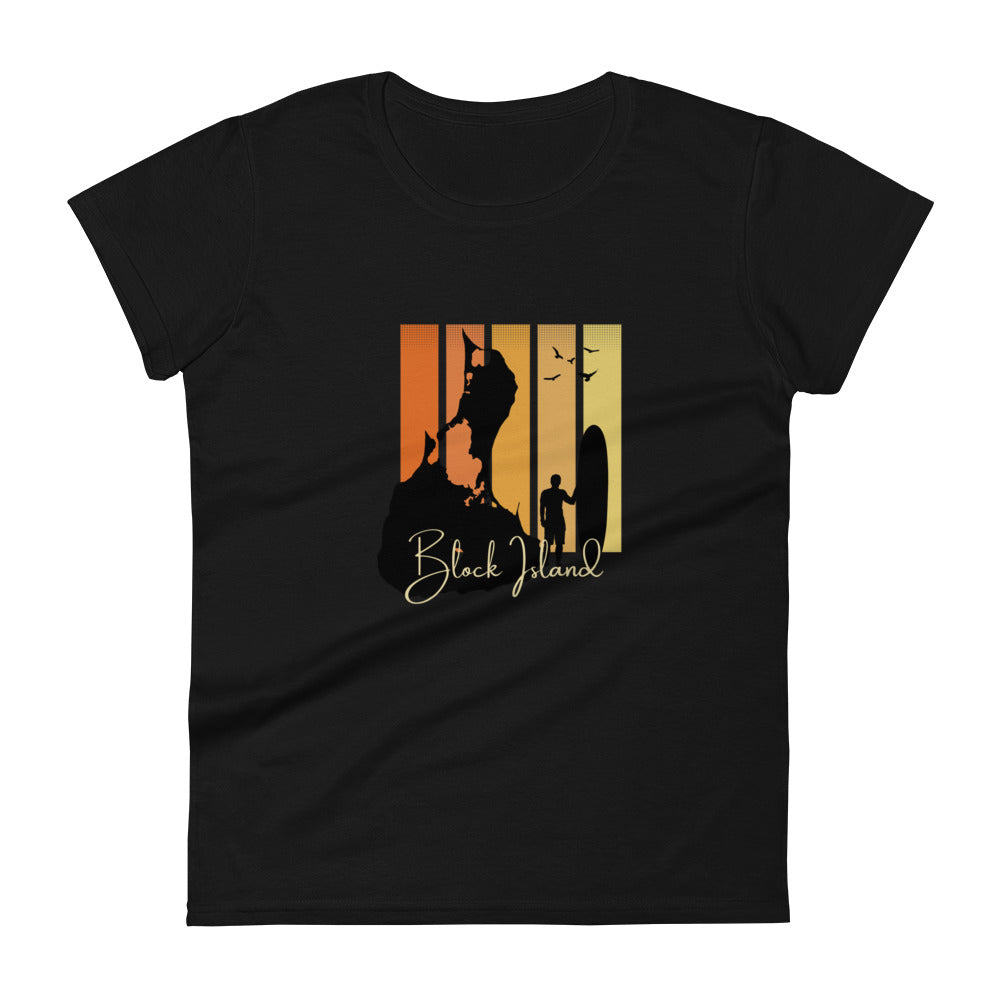 Block Island Surf Board Women's T-Shirt