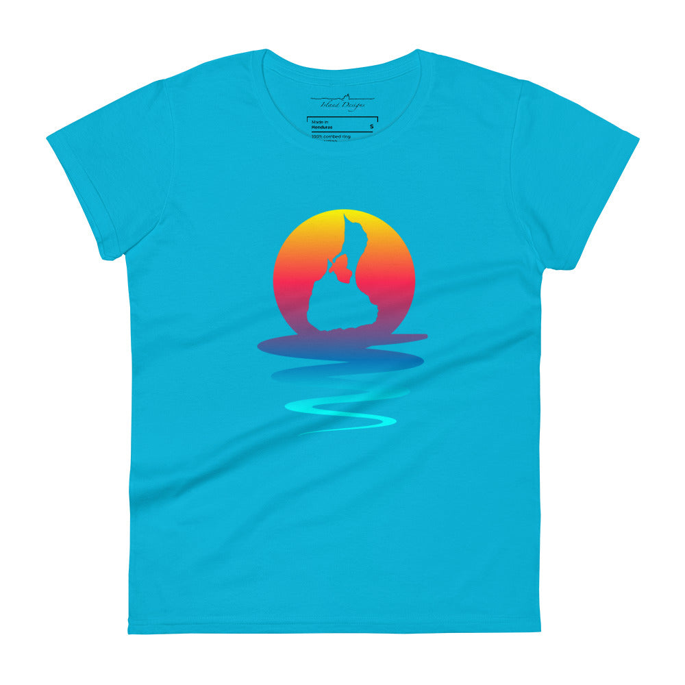 Block Island Earth, Water, and Sun Women's Tee