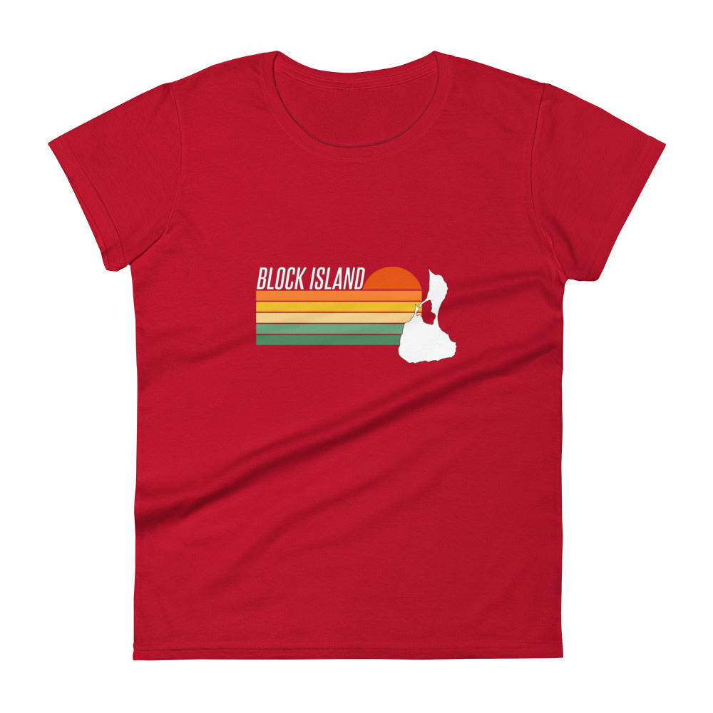 Block Island Sunset Women's T-Shirt