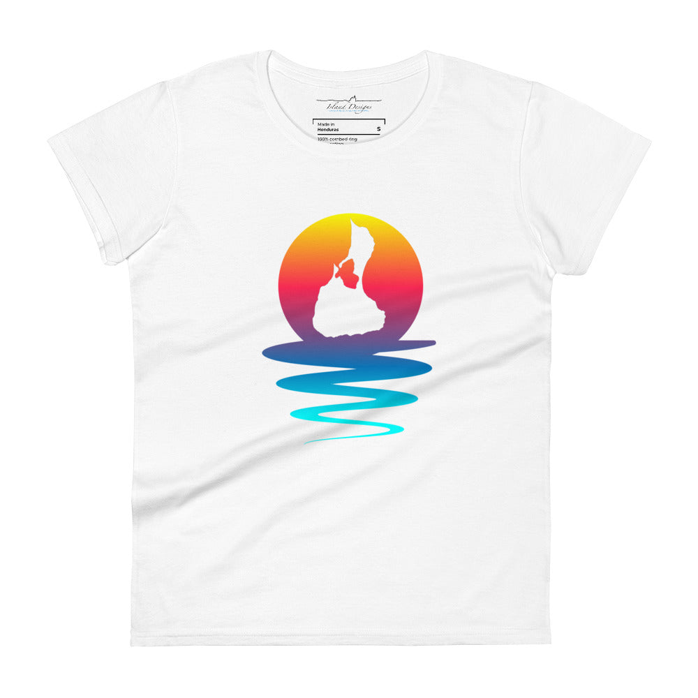 Block Island Earth, Water, and Sun Women's Tee
