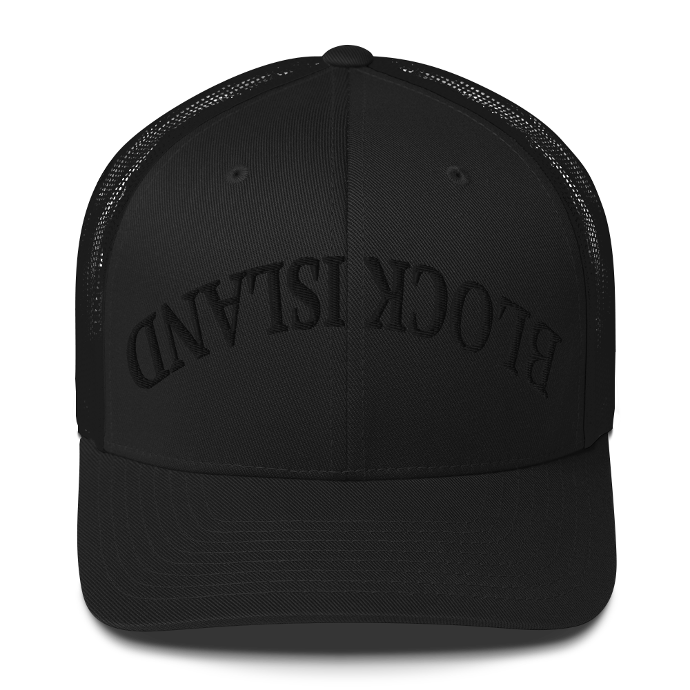 Upside Down Block Island Trucker Hat