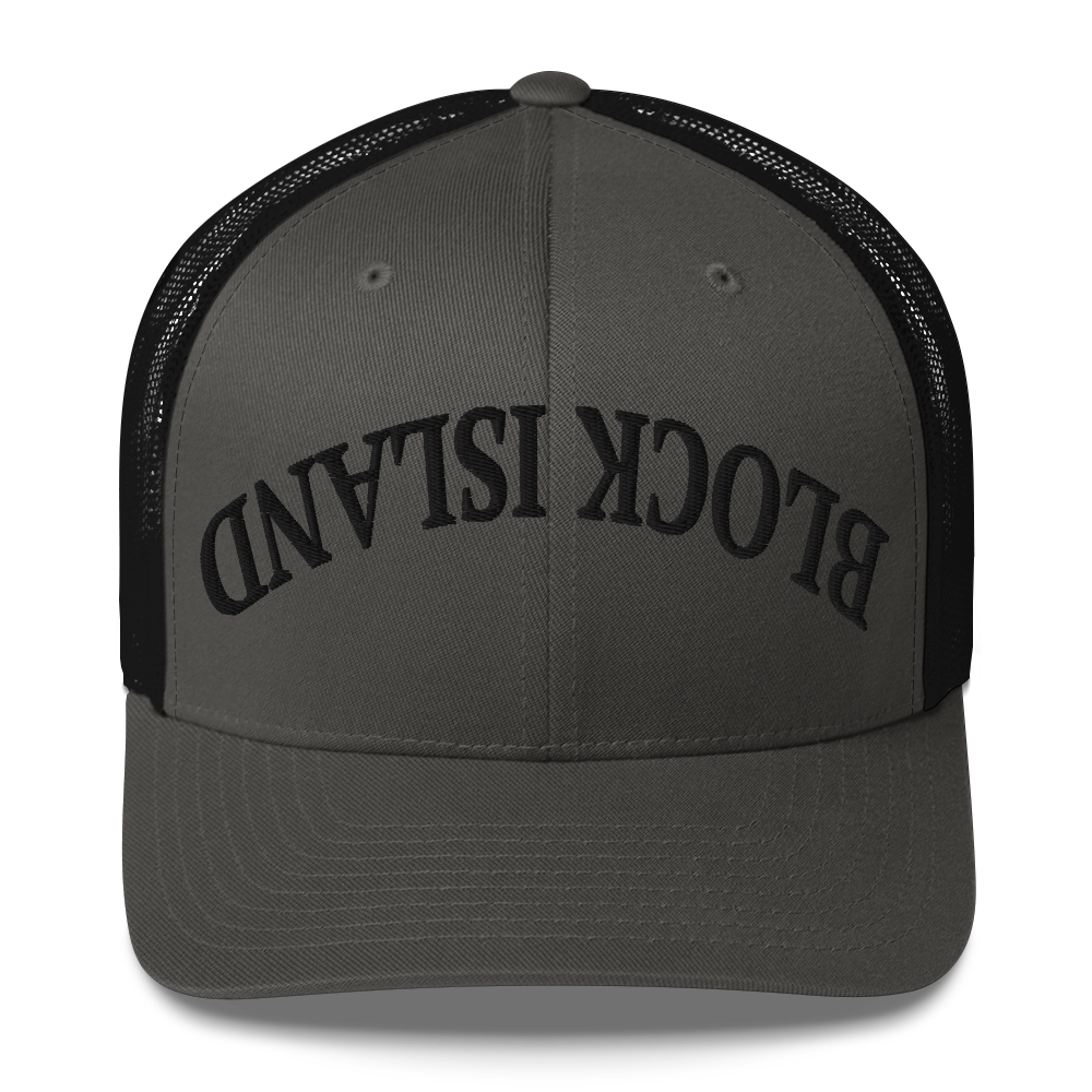 Upside Down Block Island Trucker Hat