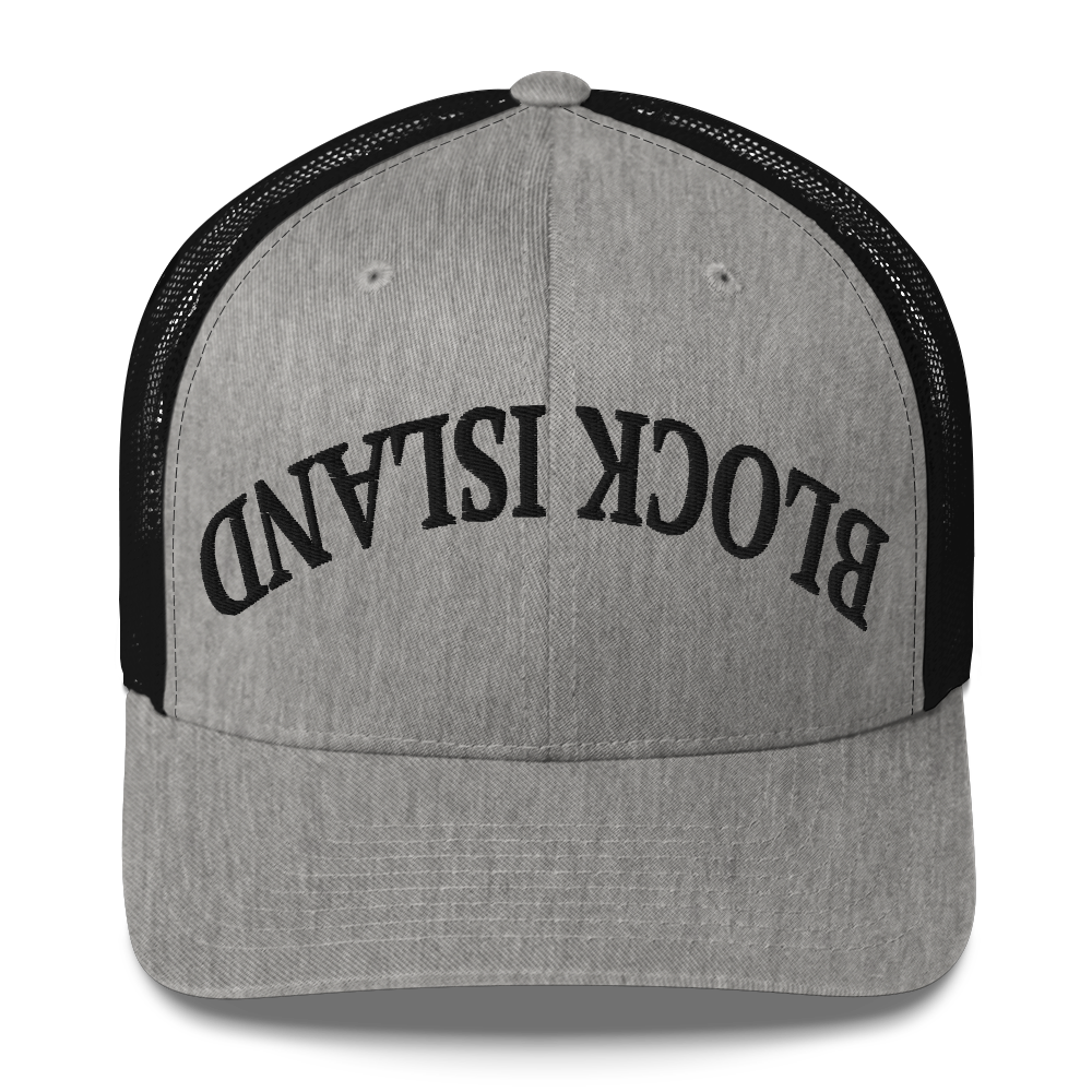Upside Down Block Island Trucker Hat