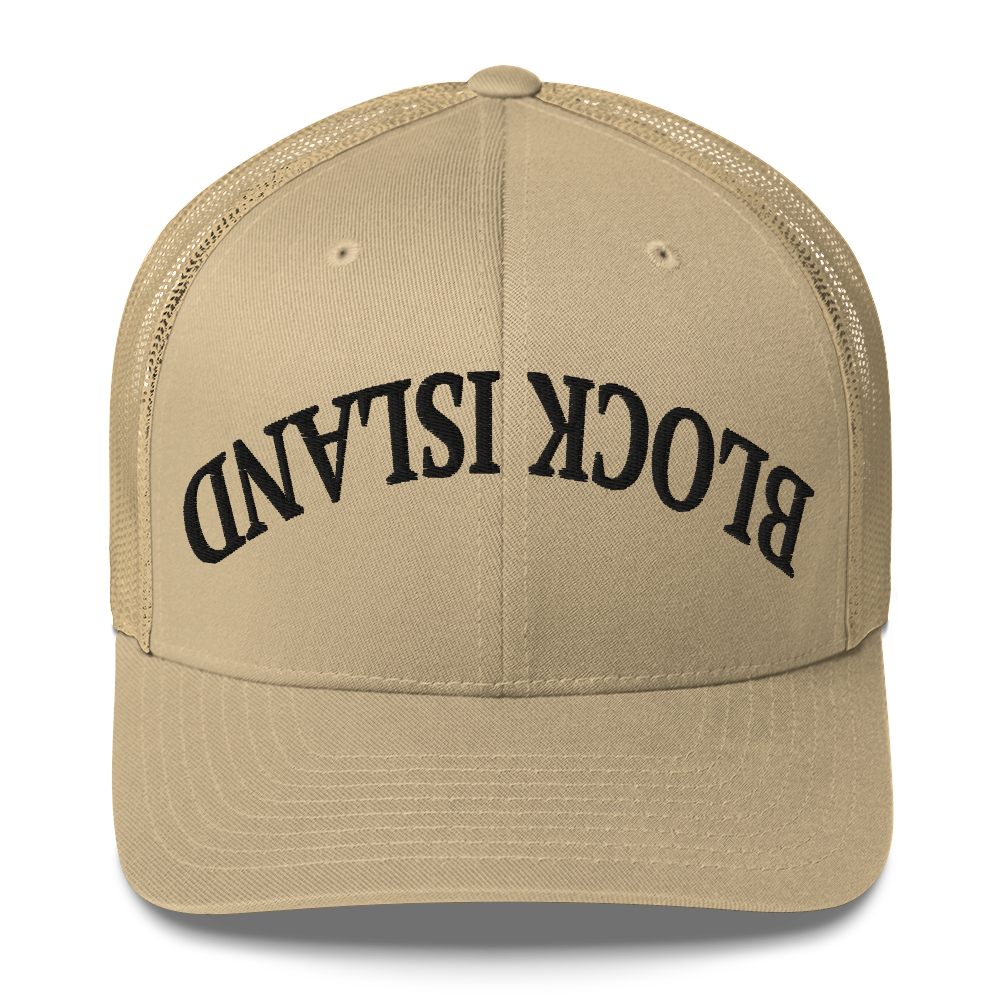 Upside Down Block Island Trucker Hat