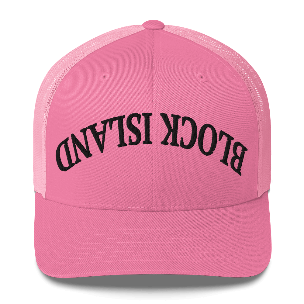 Upside Down Block Island Trucker Hat