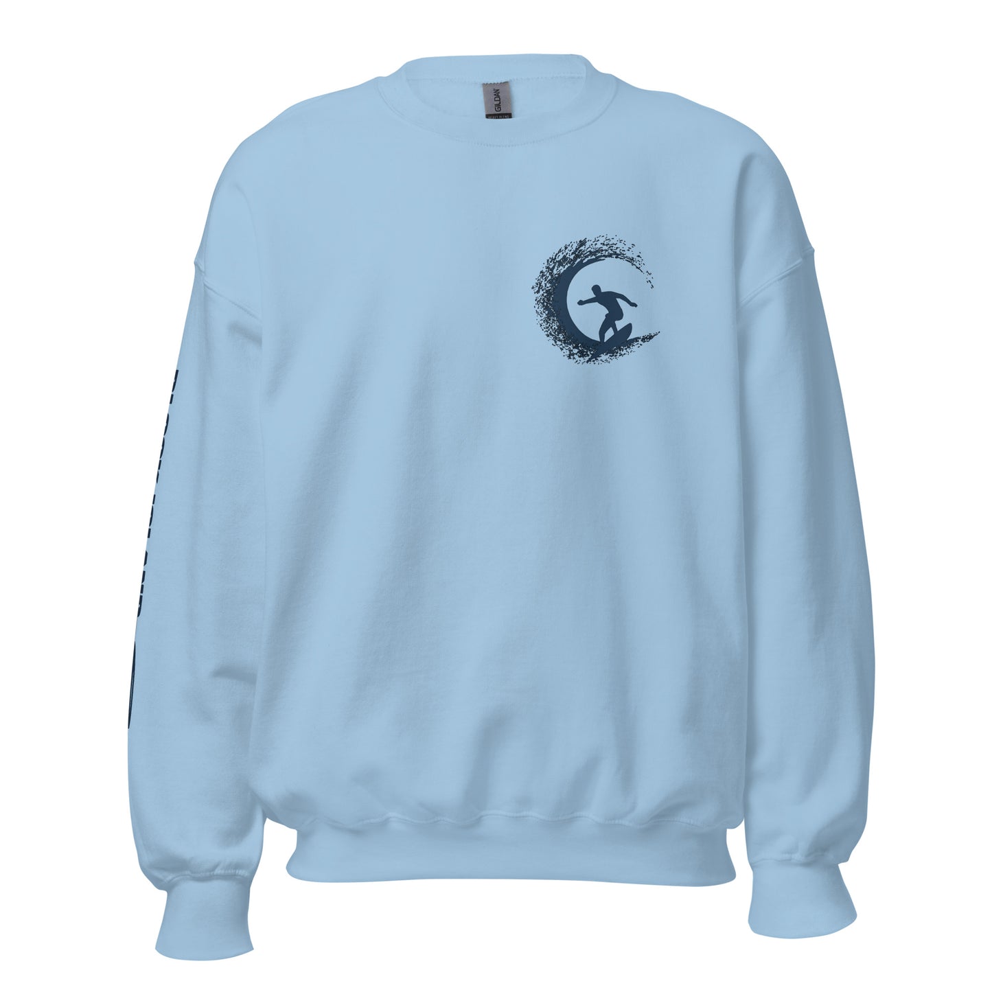 Block Island Surfers Two-Sided Unisex Crew Neck