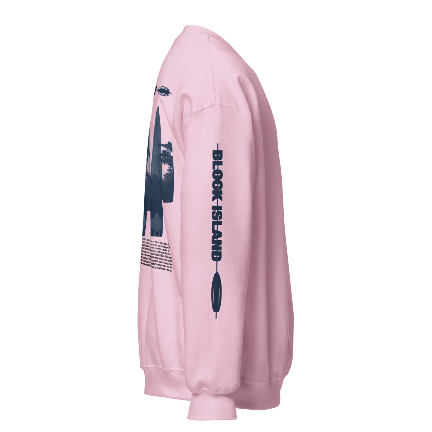 Block Island Surfers Two-Sided Unisex Crew Neck