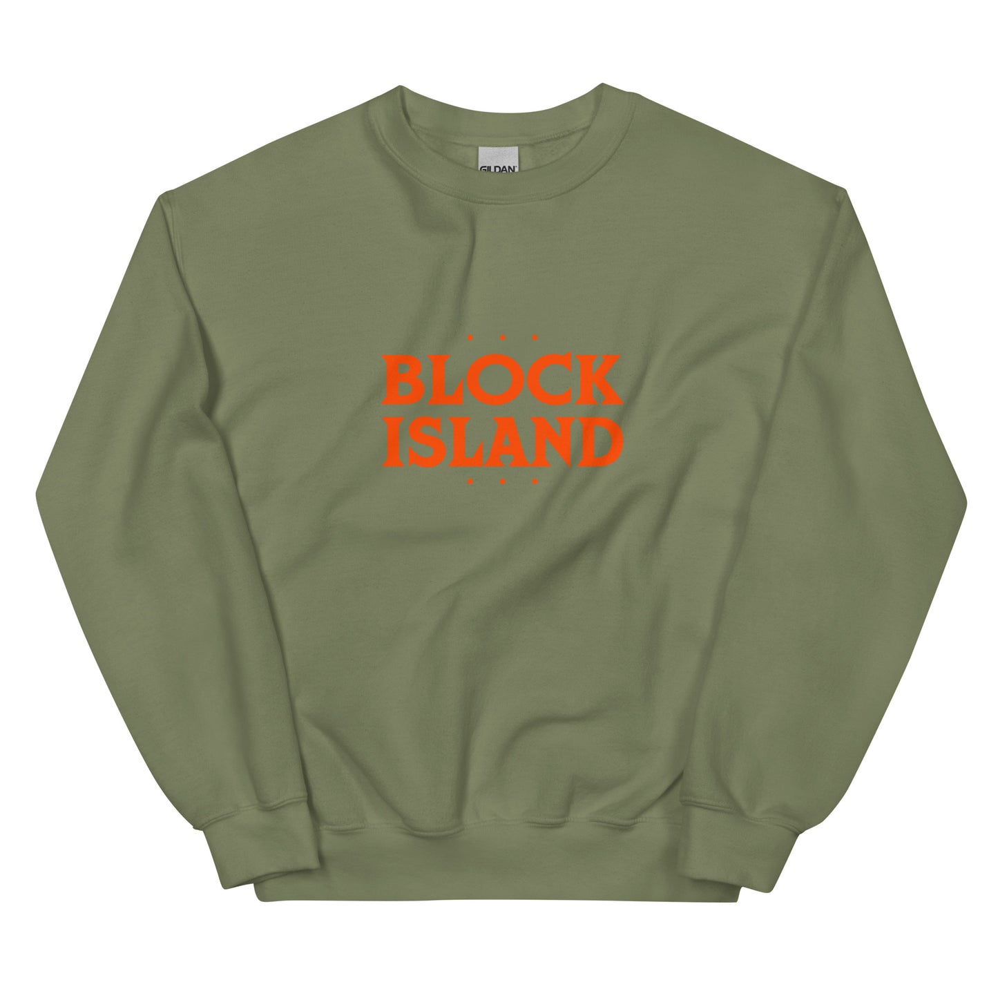 Rebecca Statue Print Logo Two-Sided Unisex Crew Neck