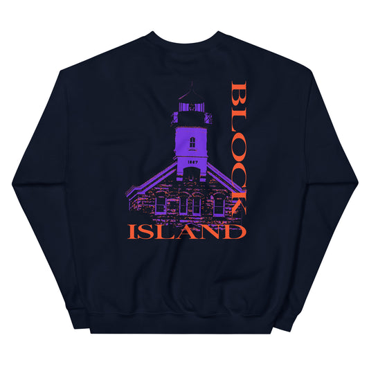 North Lighthouse Print Logo Two-Sided Unisex Crew Neck