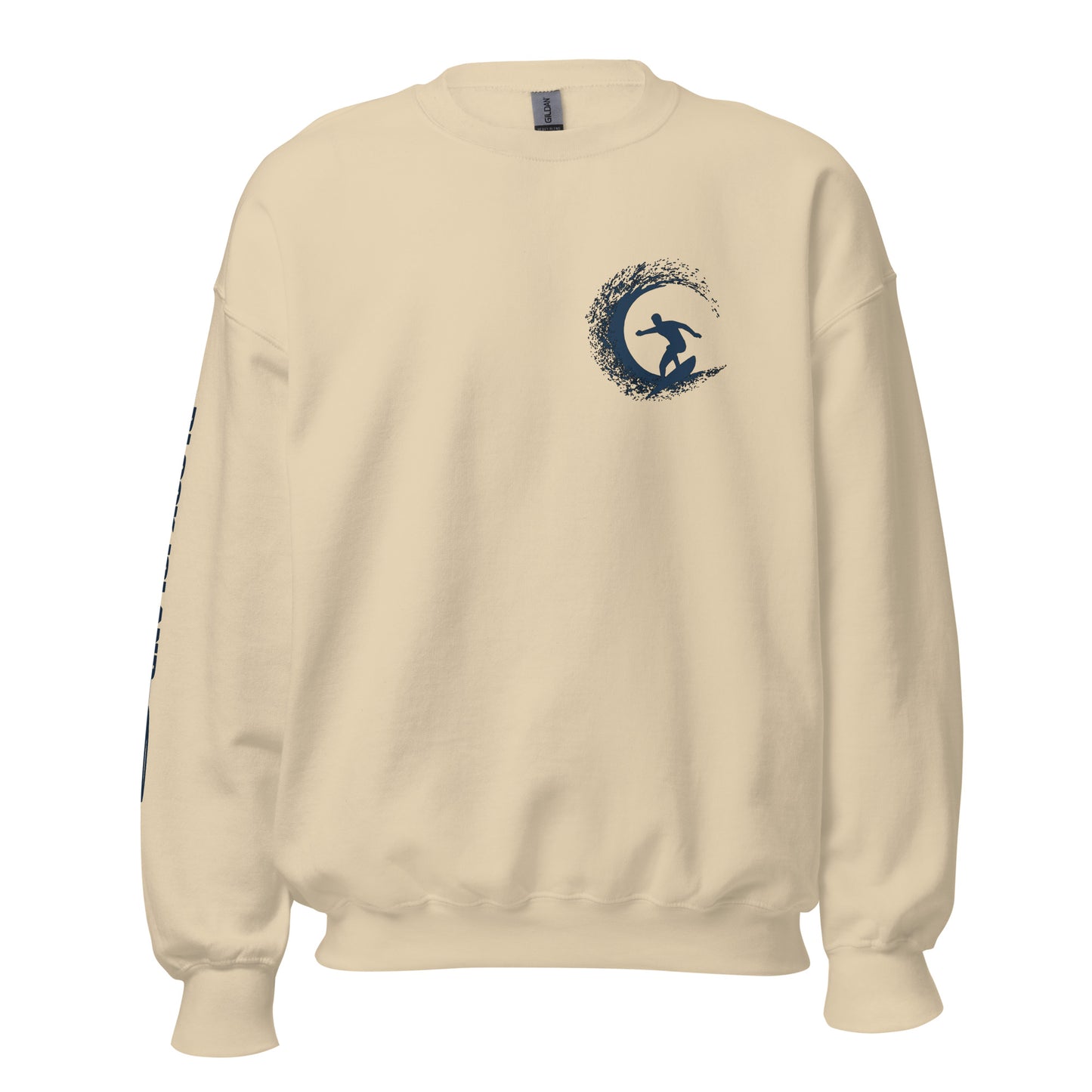 Block Island Surfers Two-Sided Unisex Crew Neck