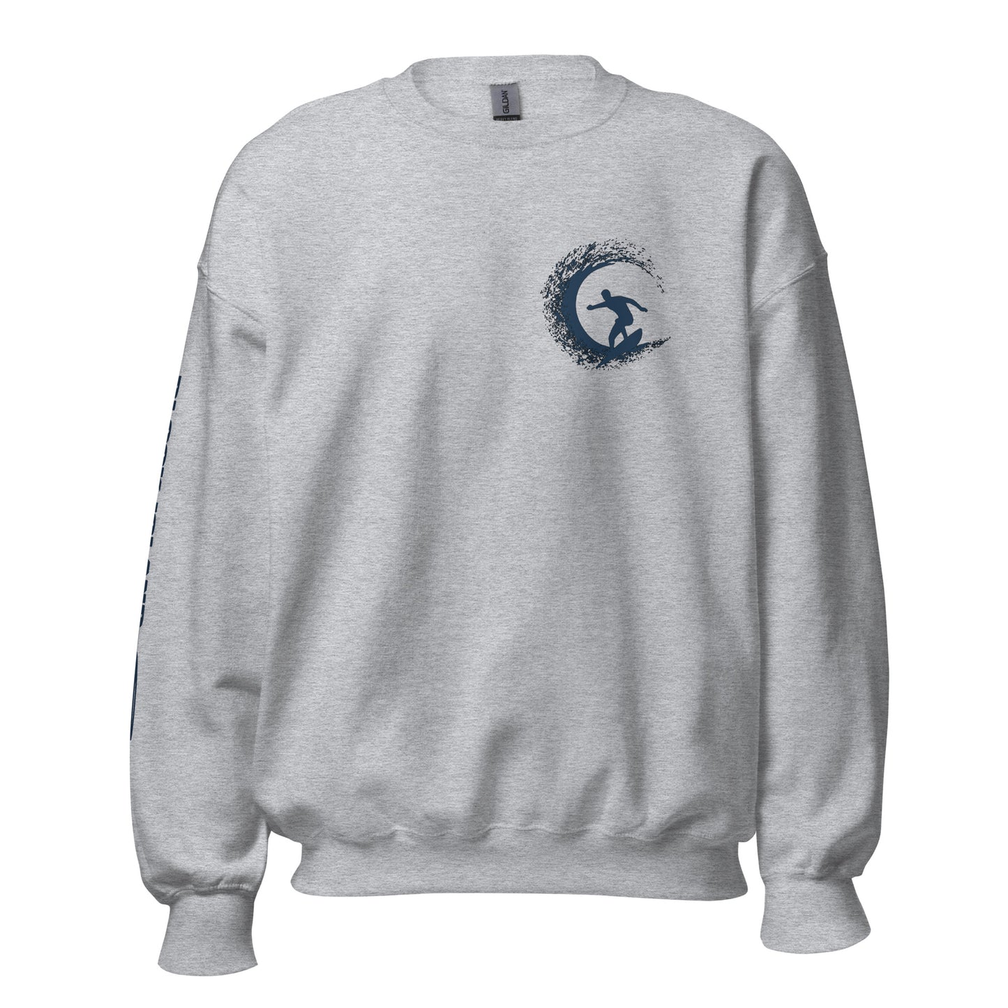 Block Island Surfers Two-Sided Unisex Crew Neck