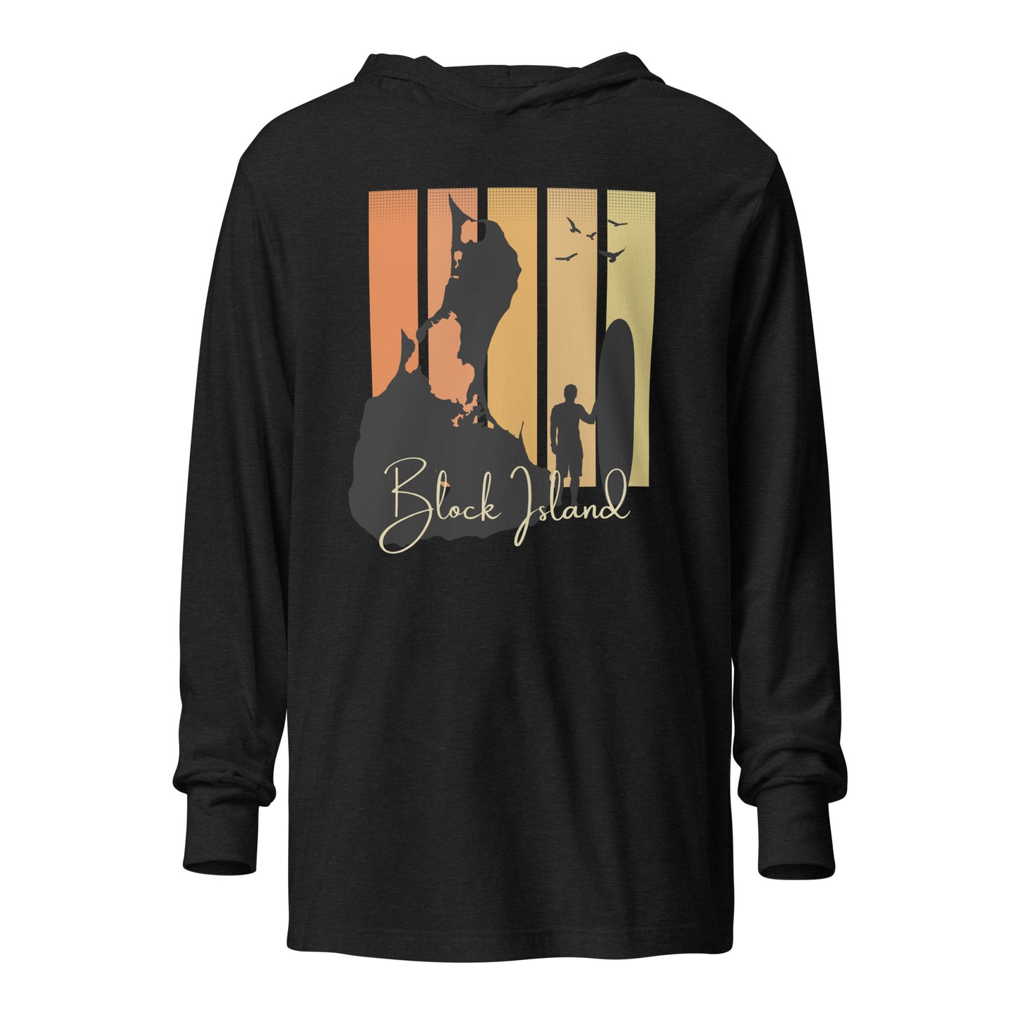Block Island Surf Hooded Long-Sleeve Tee