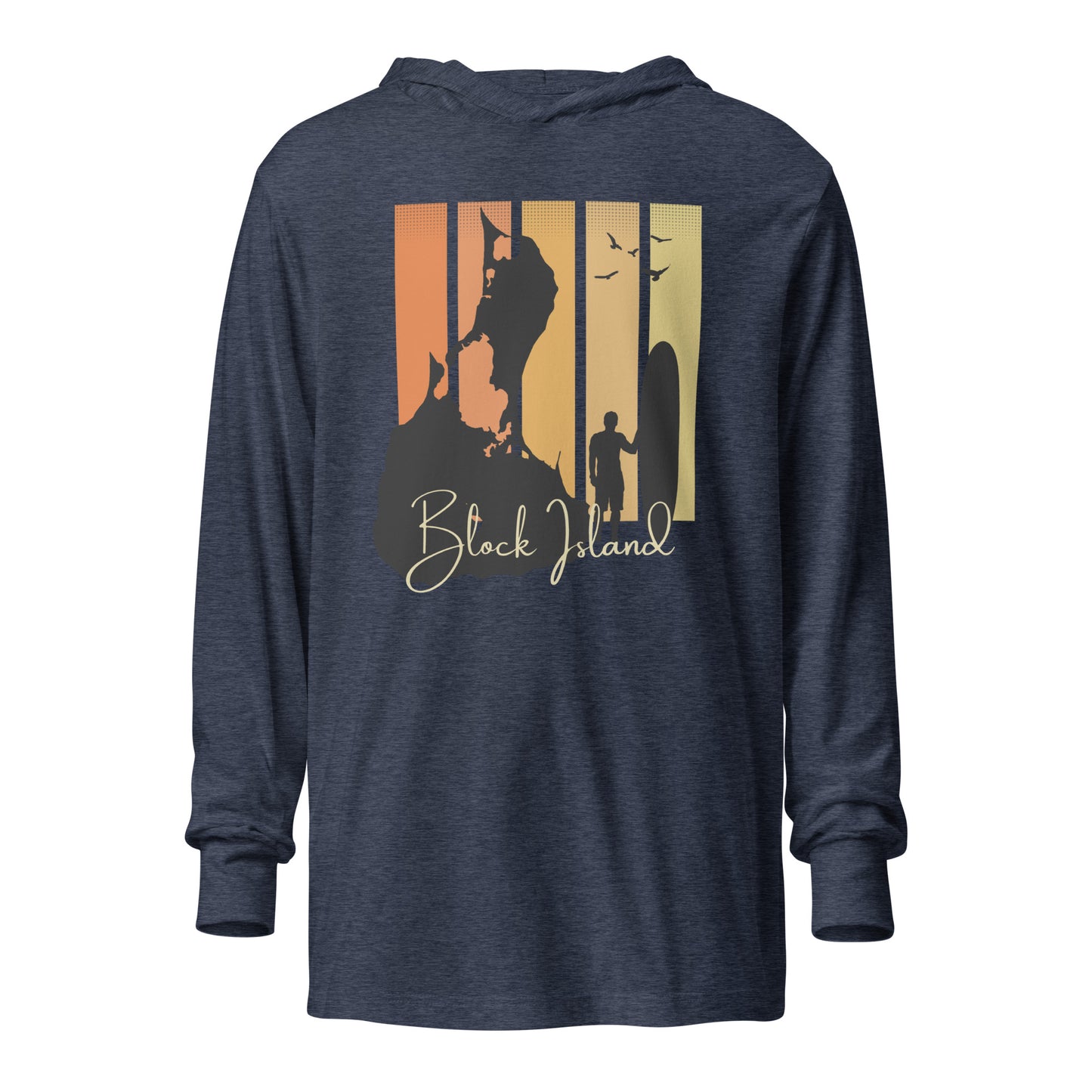 Block Island Surf Hooded Long-Sleeve Tee