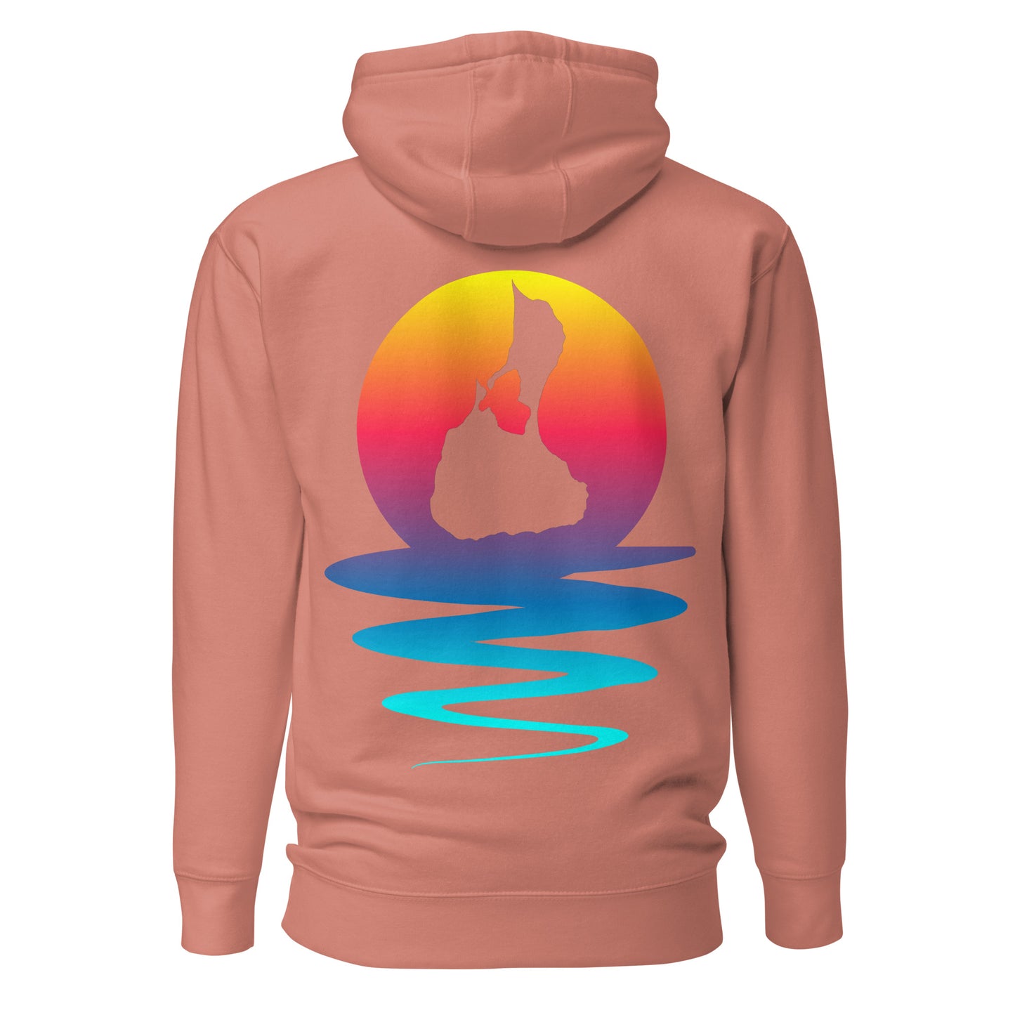 Block Island Earth, Water, and Sun Two-Sided Unisex Hoodie