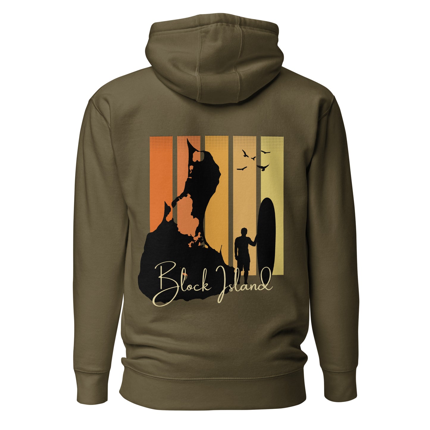 Block Island Surf Hoodie Two Sided