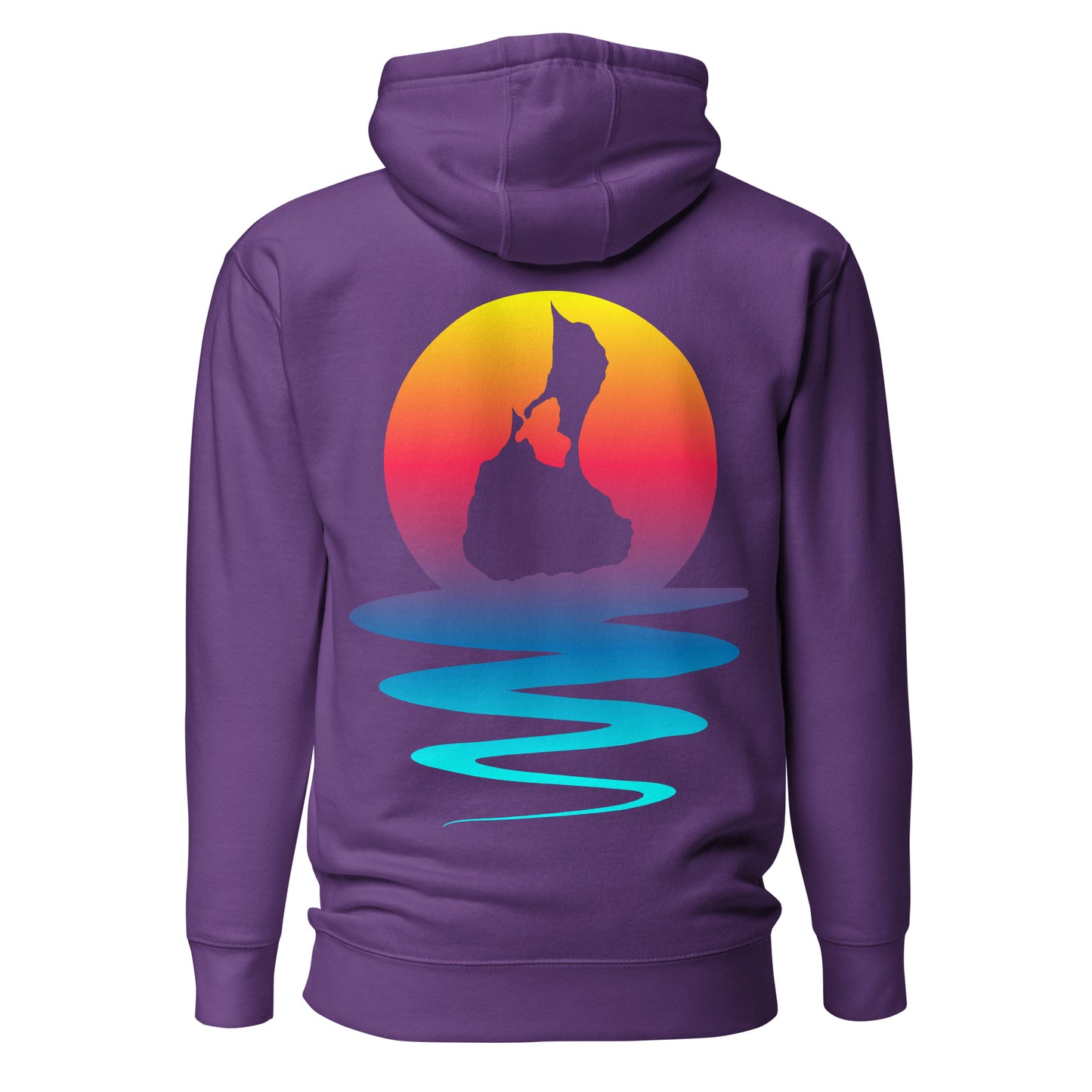 Block Island Earth, Water, and Sun Two-Sided Unisex Hoodie