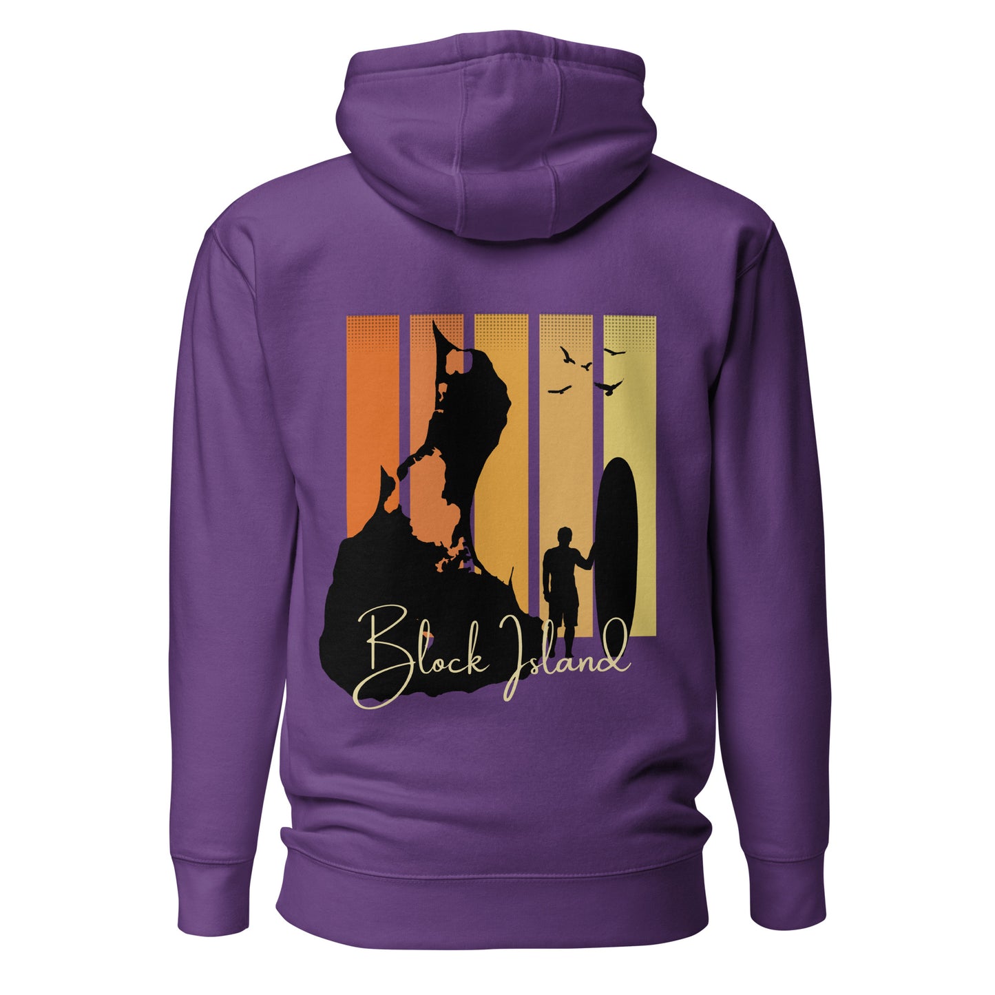 Block Island Surf Hoodie Two Sided