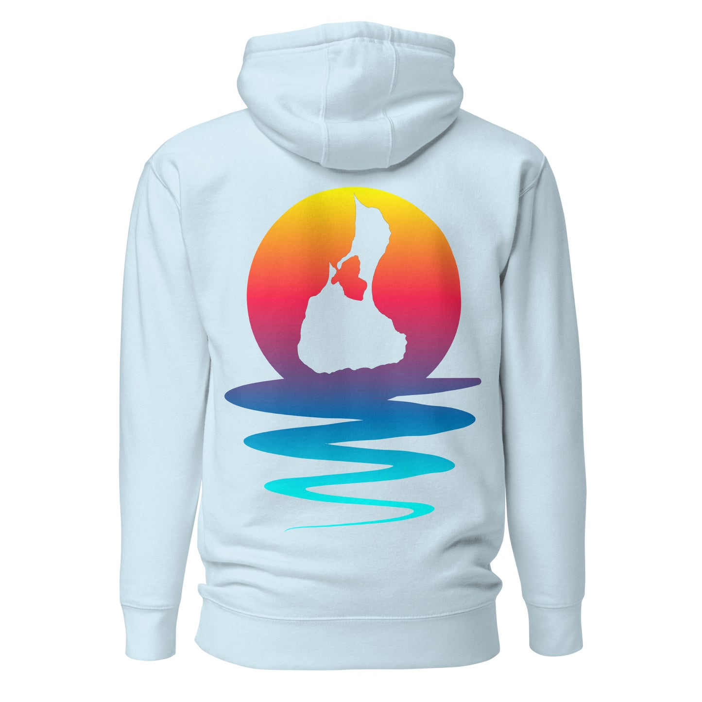 Block Island Earth, Water, and Sun Two-Sided Unisex Hoodie