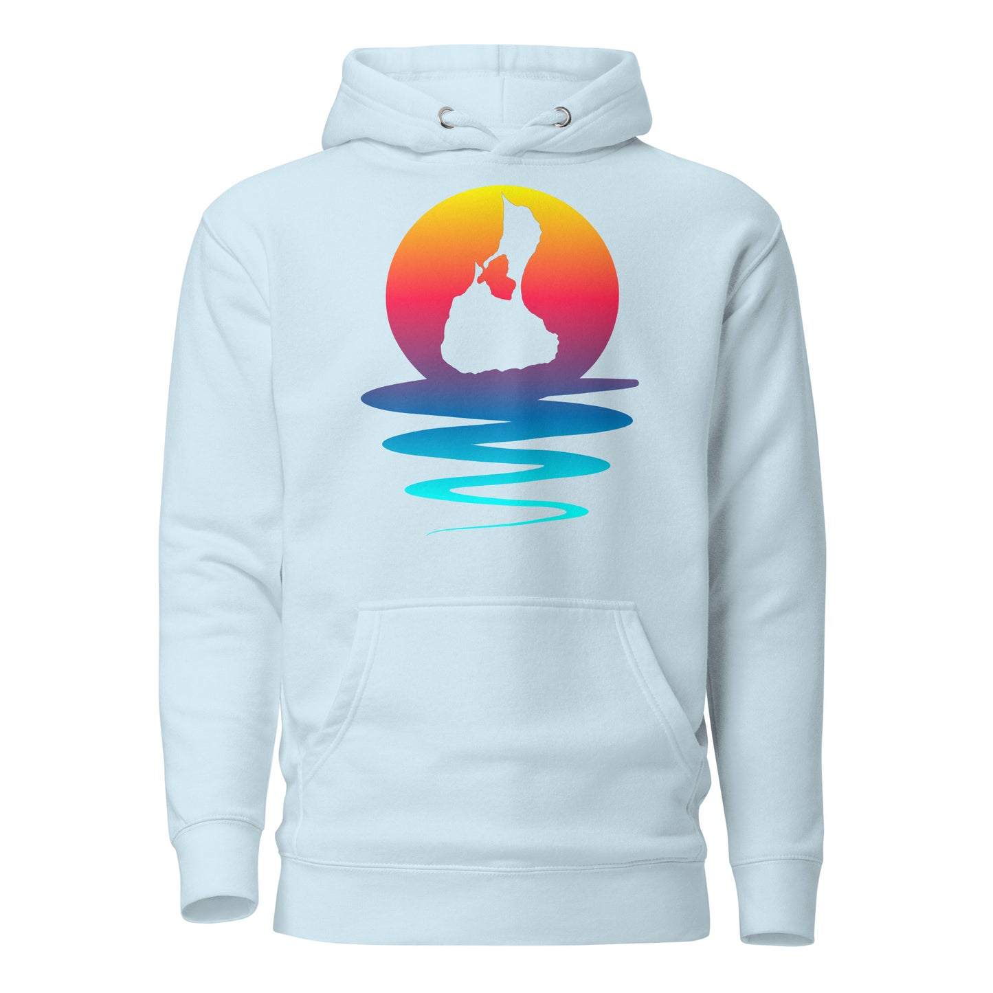 Block Island Earth, Water, and Sun Unisex Hoodie