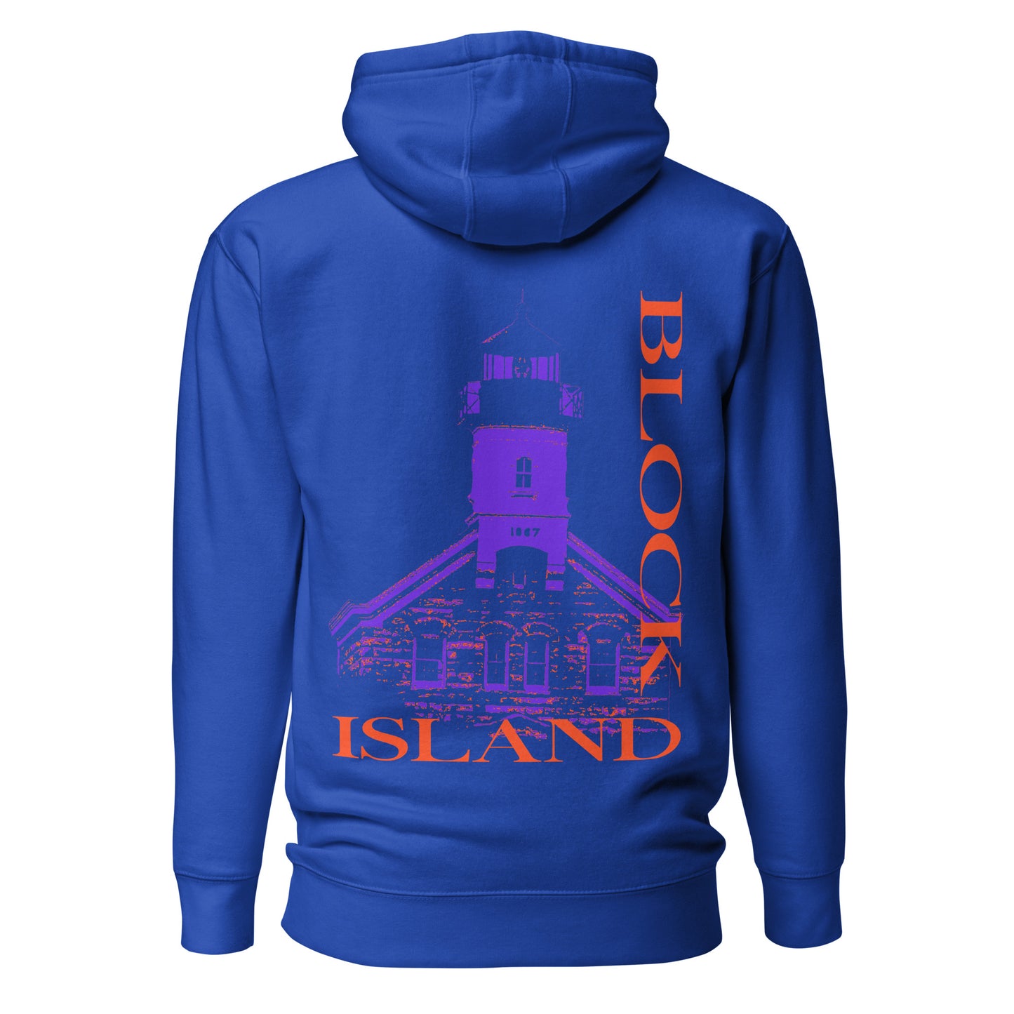North Lighthouse Print Logo Two-Sided Unisex Hoodie