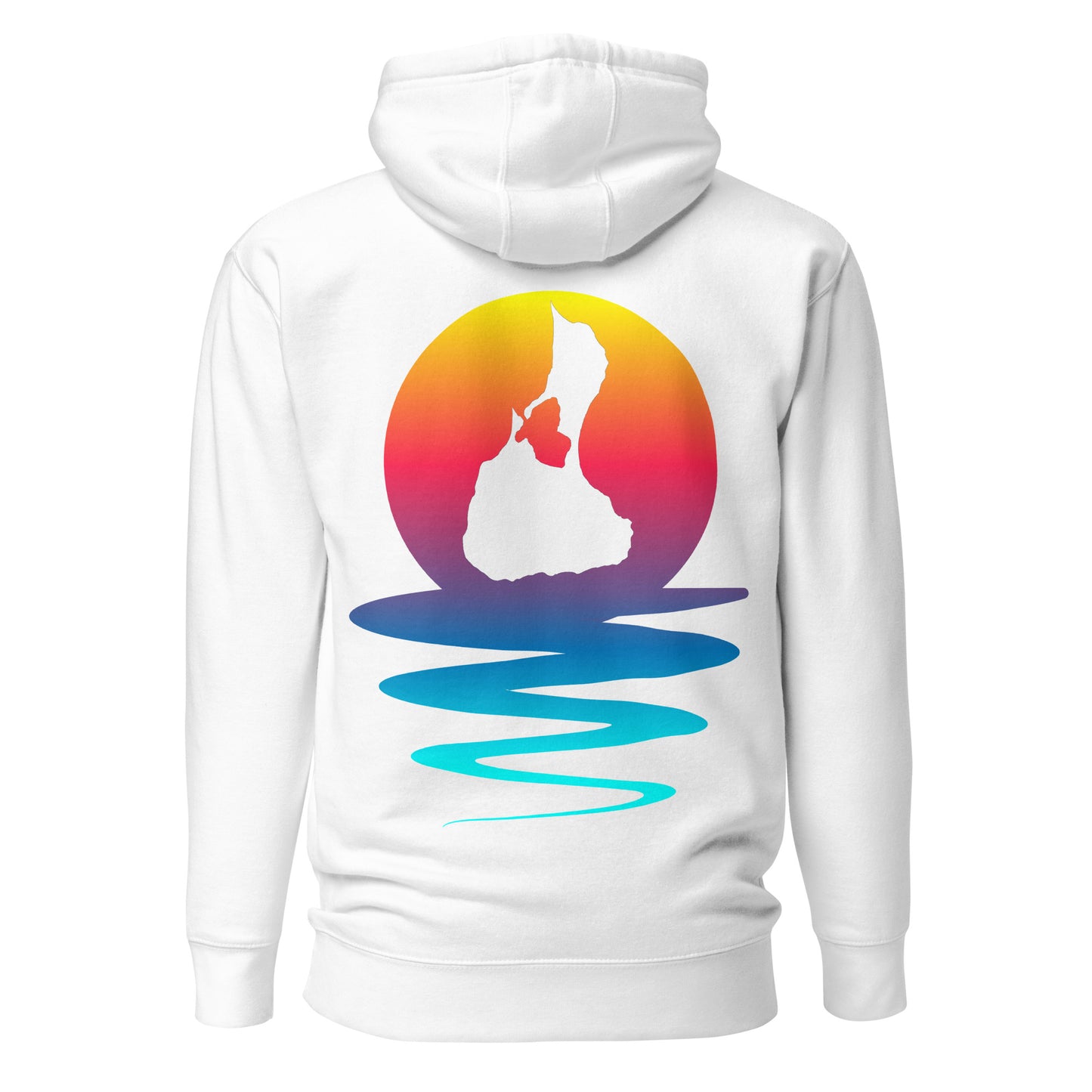 Block Island Earth, Water, and Sun Two-Sided Unisex Hoodie