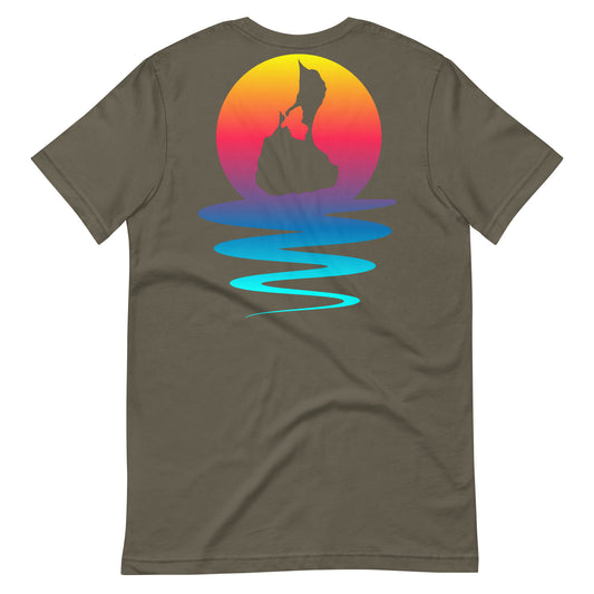 Block Island Earth, Water, and Sun Two-Sided Unisex Tee