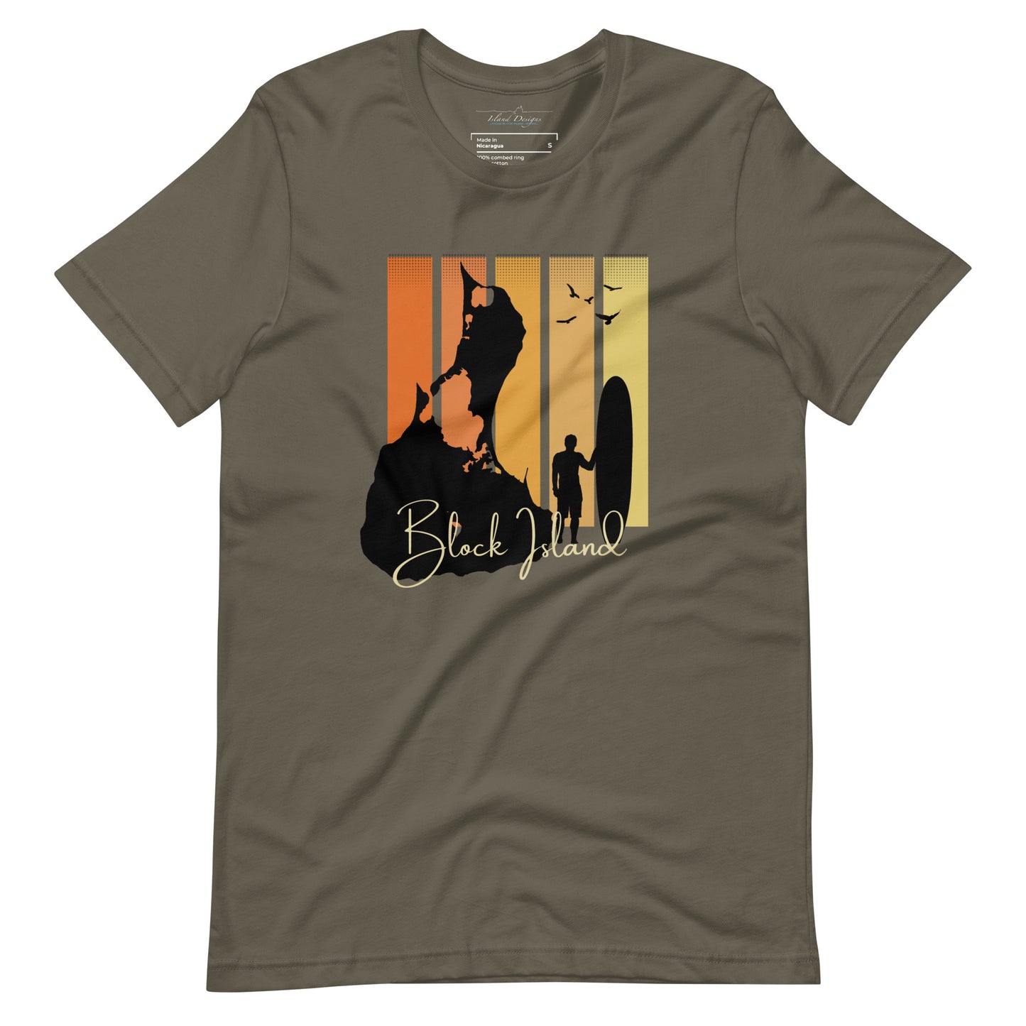 Block Island Surf Board Unisex T-Shirt