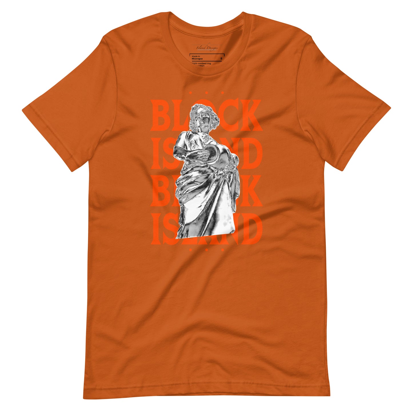 Rebecca Statue Print Logo Tee