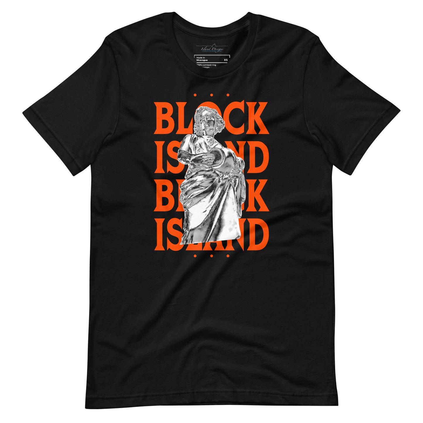 Rebecca Statue Print Logo Tee