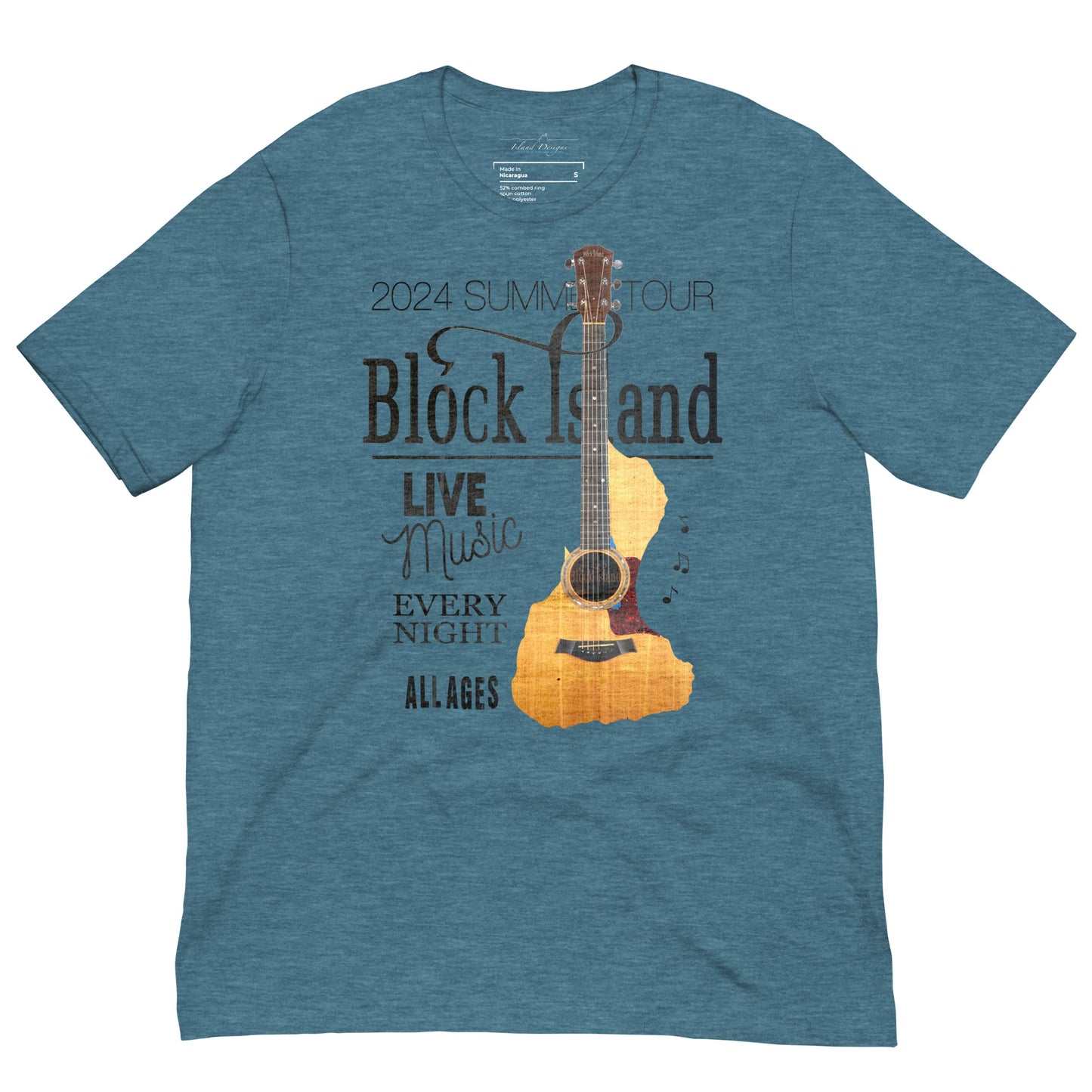 Acoustic Block Island Unisex Tee