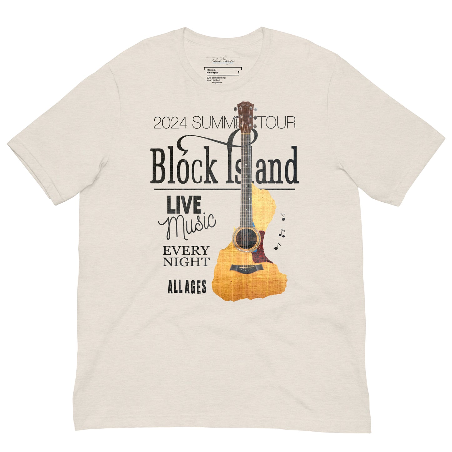 Acoustic Block Island Unisex Tee