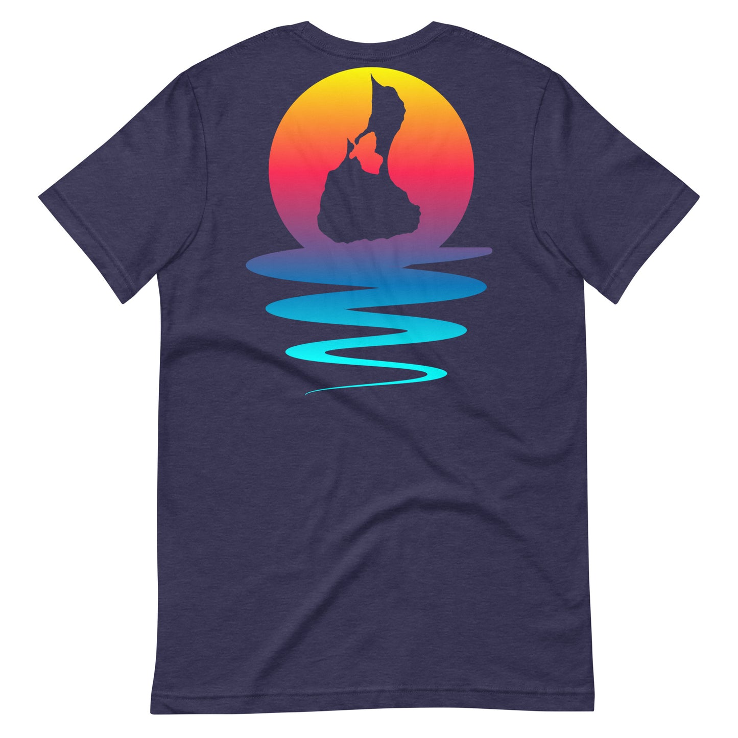 Block Island Earth, Water, and Sun Two-Sided Unisex Tee