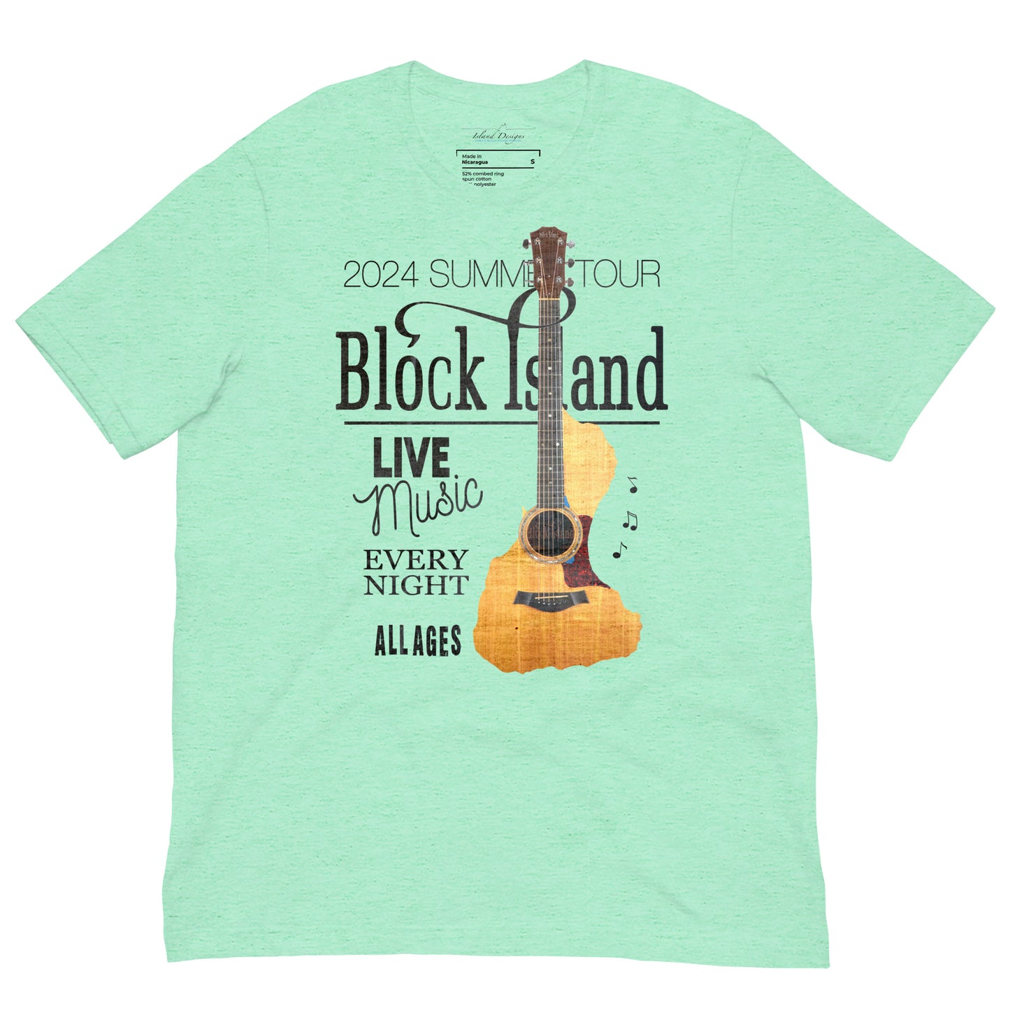 Acoustic Block Island Unisex Tee