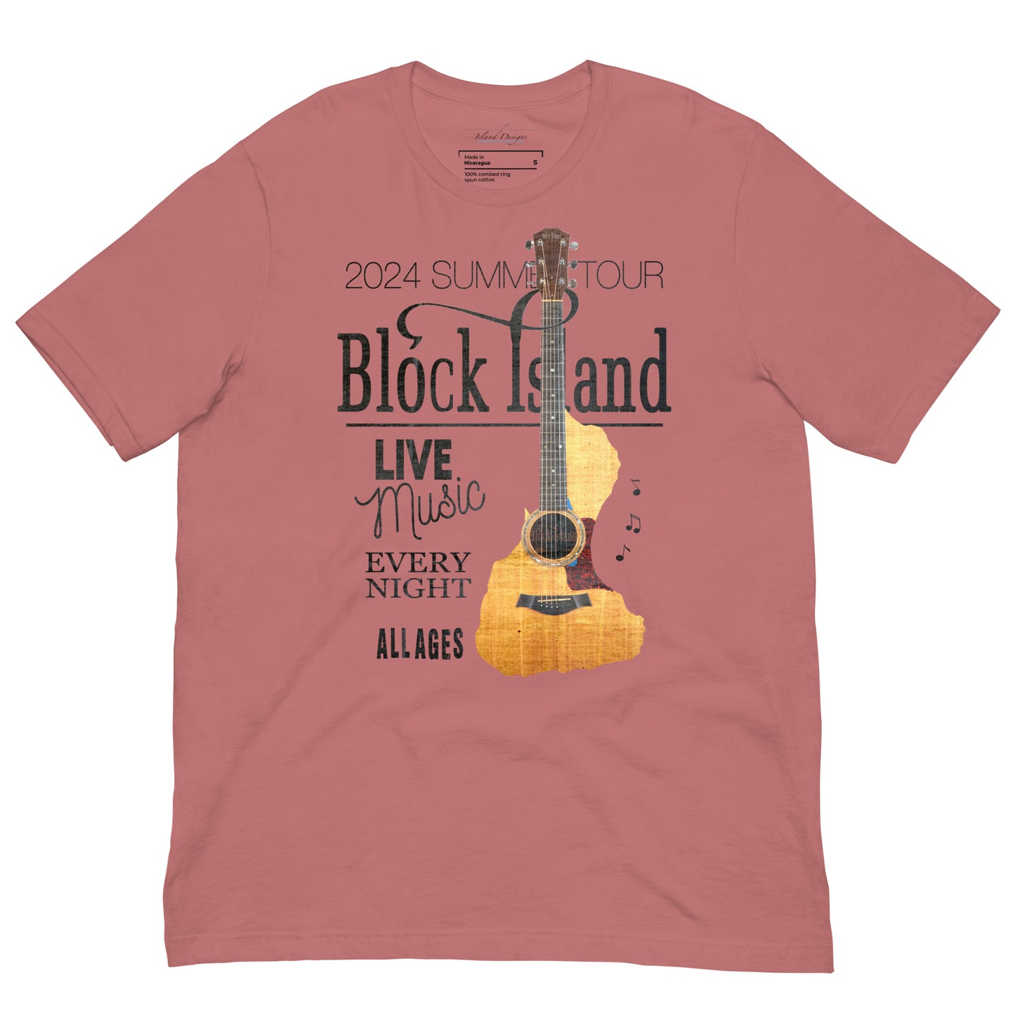 Acoustic Block Island Unisex Tee