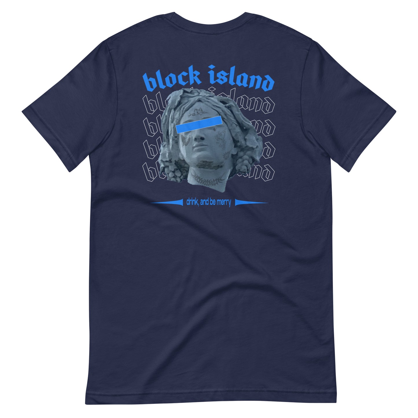 Drink, and Be Merry Two Sided Print Logo Tee