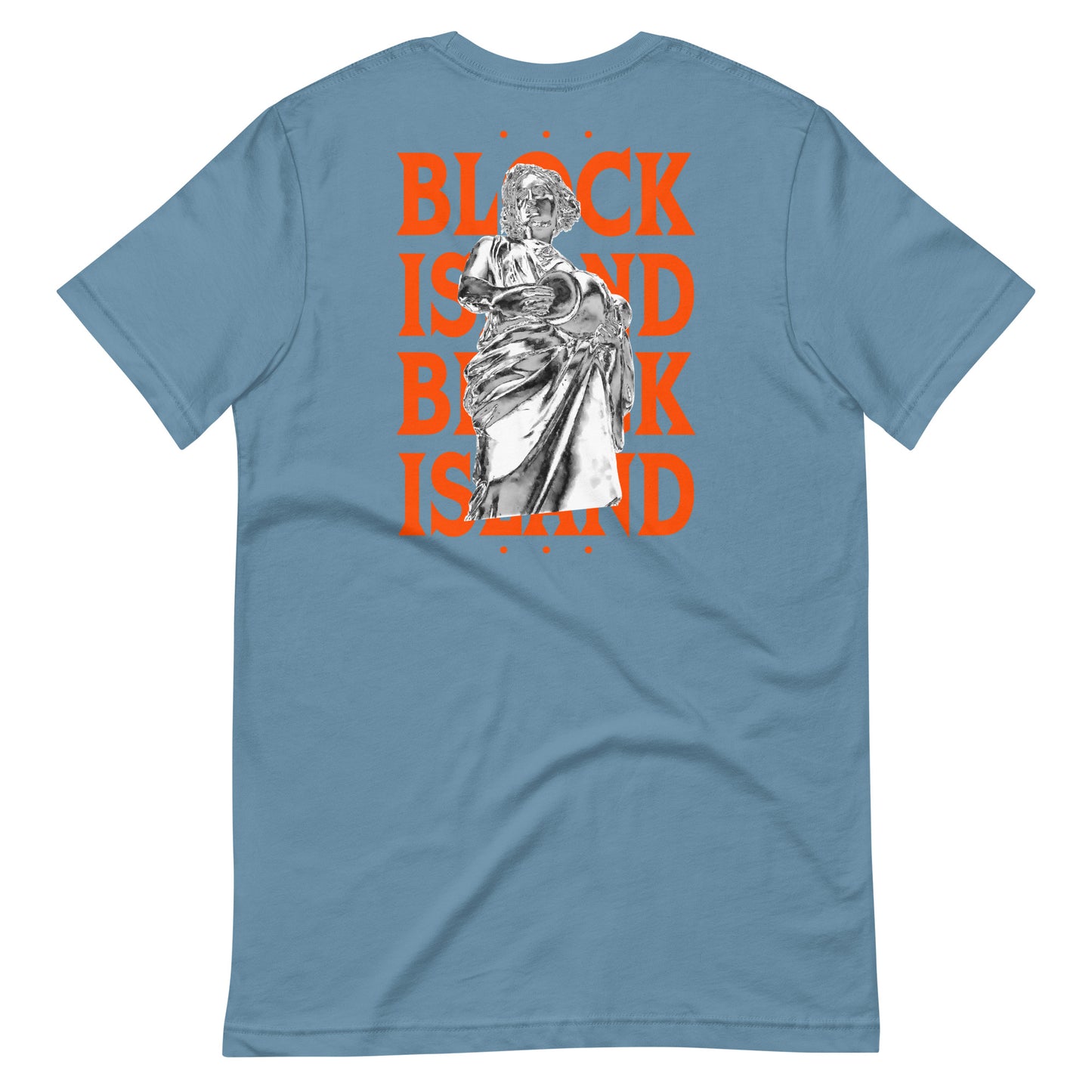 Rebecca Statue Two Sided Print Logo Tee