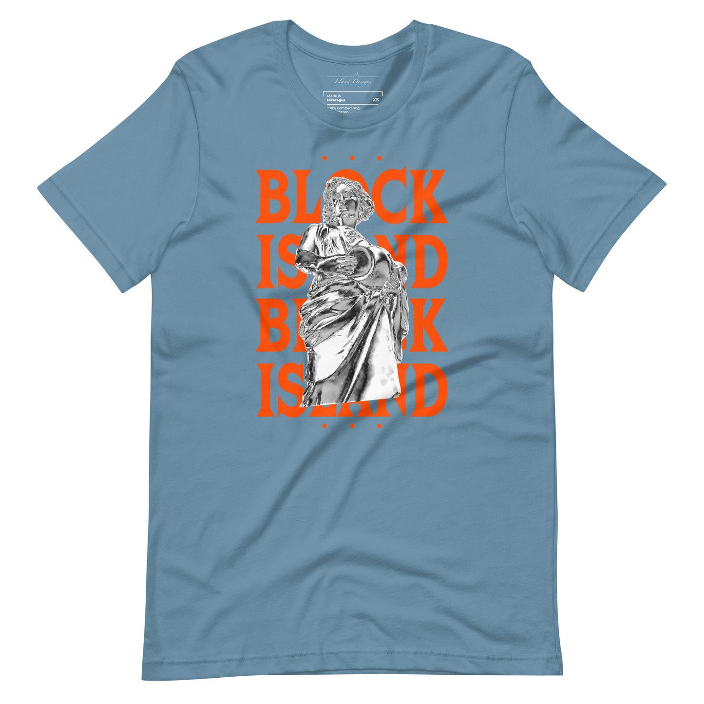 Rebecca Statue Print Logo Tee