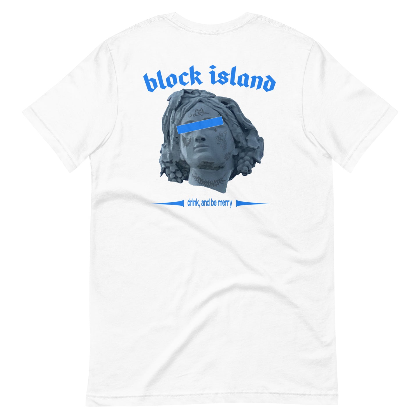 Drink, and Be Merry Two Sided Print Logo Tee
