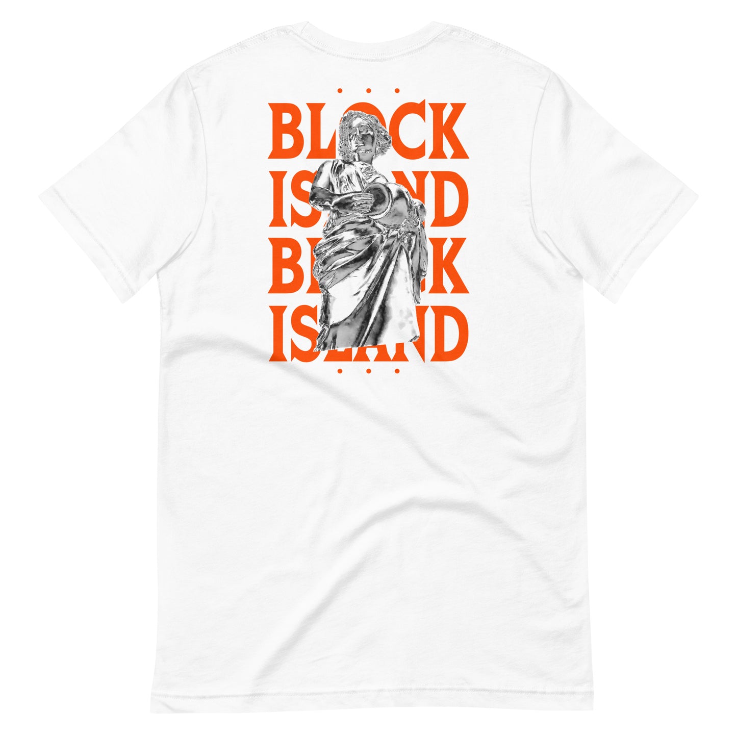 Rebecca Statue Two Sided Print Logo Tee